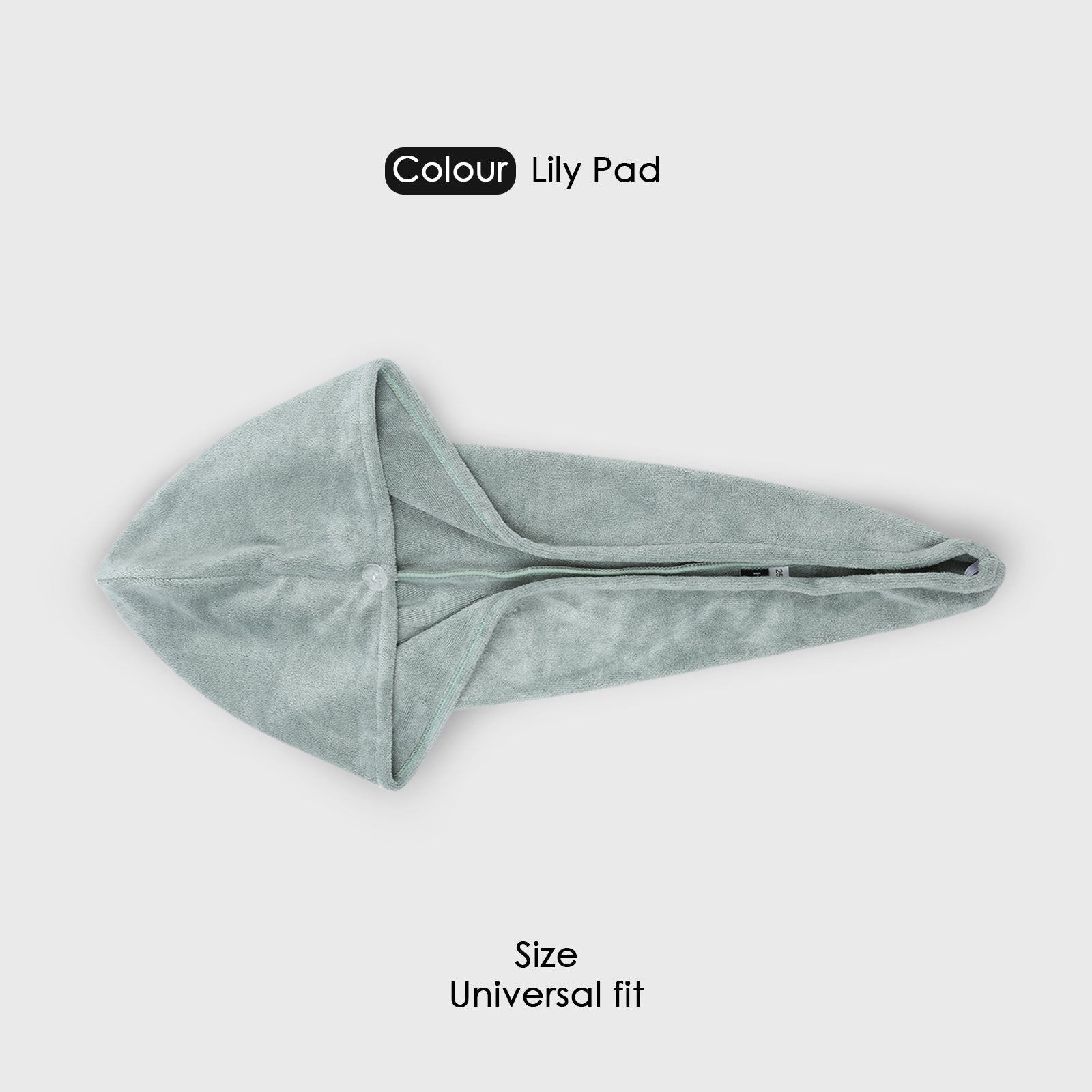 HOUSSE Microfibre Head Towels | 400 GSM High Absorbent Hair Wrap with Adjustable Buttons for Girls | Super Soft & Quick Dry Wrap Towel for Hairs | Set of 2 | 25x65 cm (Desert Sand & Rose Taupe)