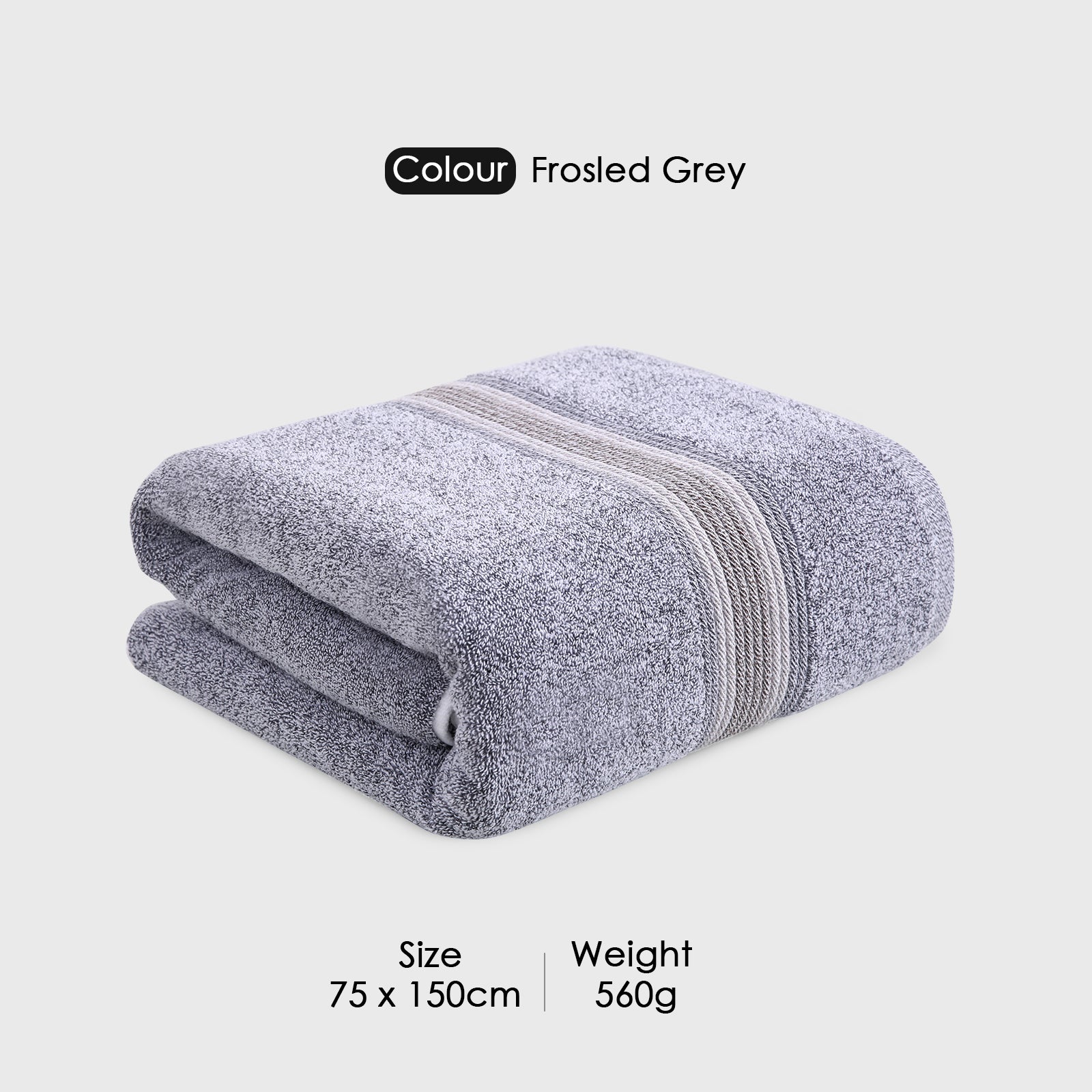 HOUSSE Essentia Bamboo & Cotton Towel Combo Set, 550 GSM – Ultra-Soft, Highly Absorbent & Quick-Drying – Eco-Friendly Luxury Bath, Hand & Face Towels