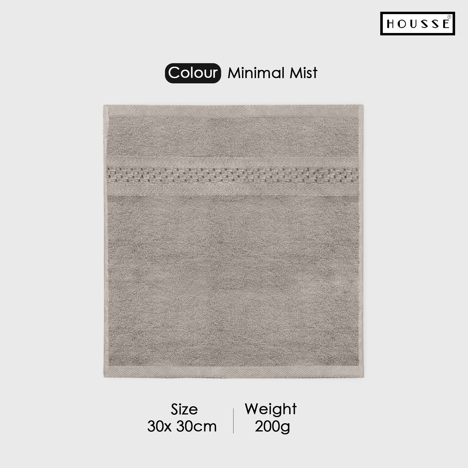 HOUSSE Nexora Cotton Towels | Quick Absorption & Faster Drying Towel | 600 GSM | Cotton Towel for Men/Women | Urban Comfort