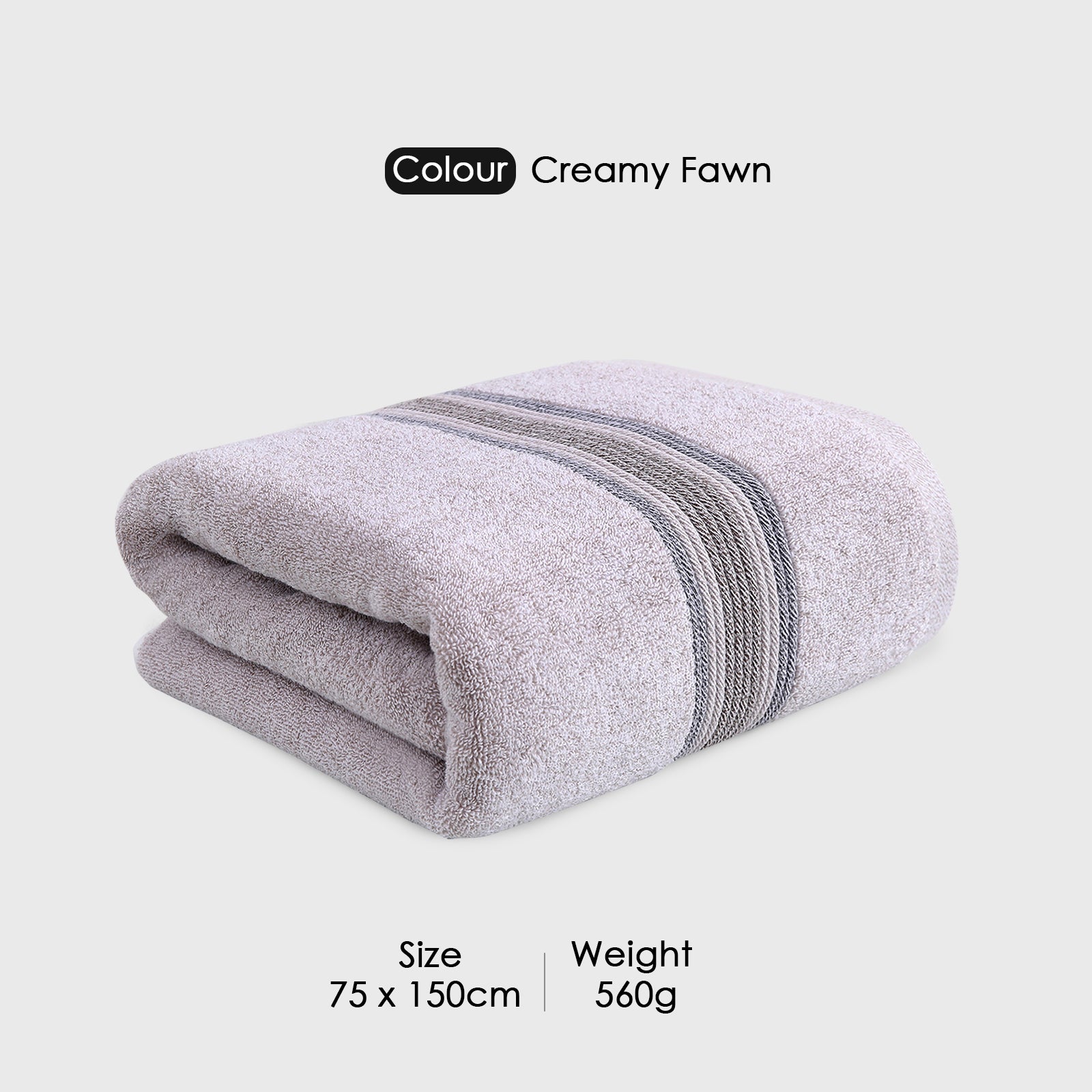 HOUSSE Essentia Bamboo & Cotton Towel Combo Set, 550 GSM – Ultra-Soft, Highly Absorbent & Quick-Drying – Eco-Friendly Luxury Bath, Hand & Face Towels