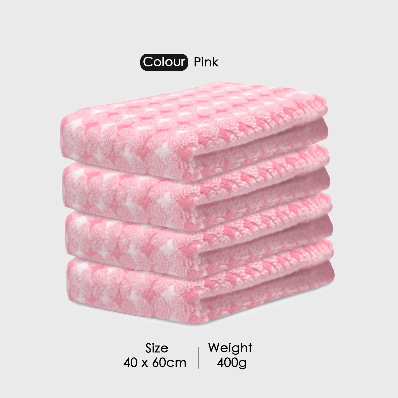 HOUSSE Microfiber Eden Hand Towels Ideal for Women & Men |Soft Touch |Lint Free | Fast Dry Towels| Travel-Friendly | Best Use for Gym, Yoga, Spa, Pool, Hotels, Beach 360 GSM (Combo, 40x60)