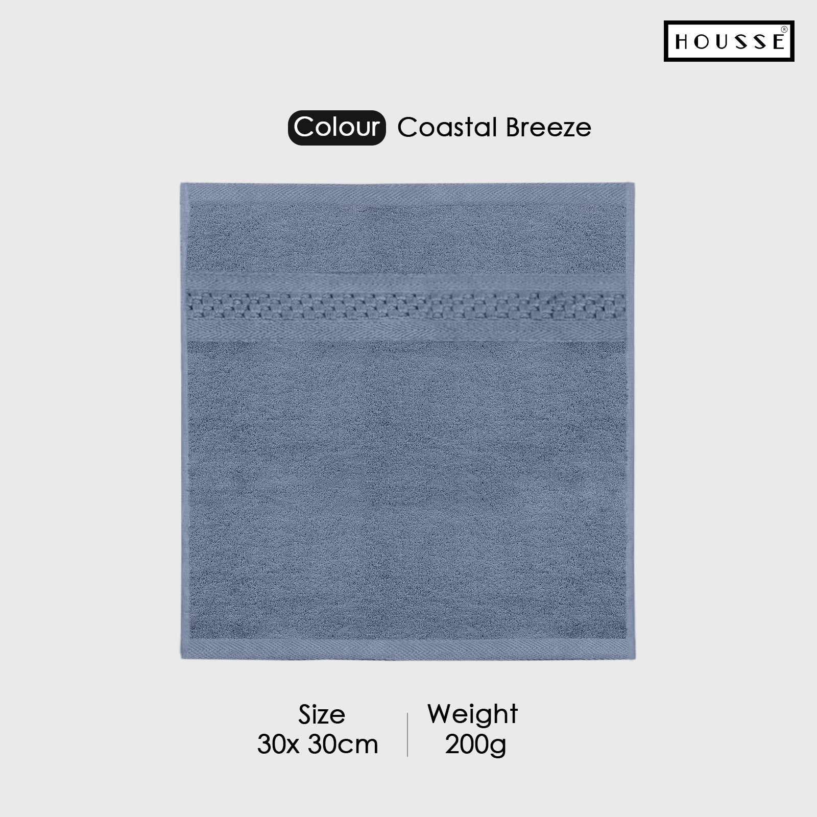 HOUSSE Nexora Cotton Towels | Quick Absorption & Faster Drying Towel | 600 GSM | Cotton Towel for Men/Women | Urban Comfort
