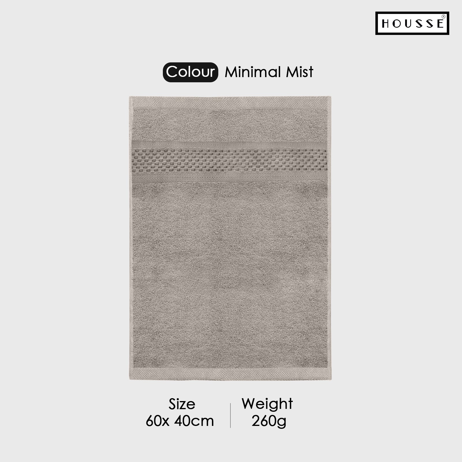 HOUSSE Nexora Cotton Towels | Quick Absorption & Faster Drying Towel | 600 GSM | Cotton Towel for Men/Women | Urban Comfort