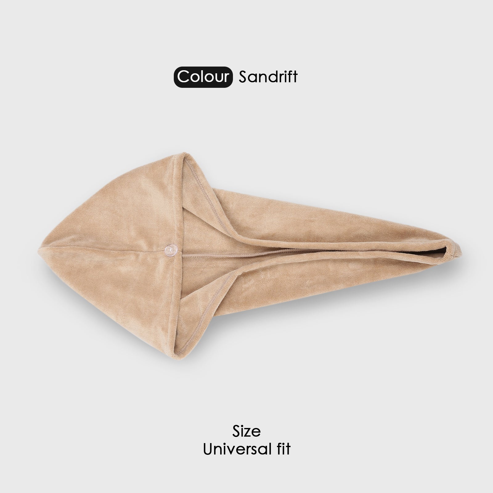 HOUSSE Microfibre Head Towels | 450 GSM High Absorbent Hair Wrap with Adjustable Buttons for Girls | Super Soft & Quick Dry Wrap Towel for Hairs | Pack of 1 | 25x65 cm (Red Plum)