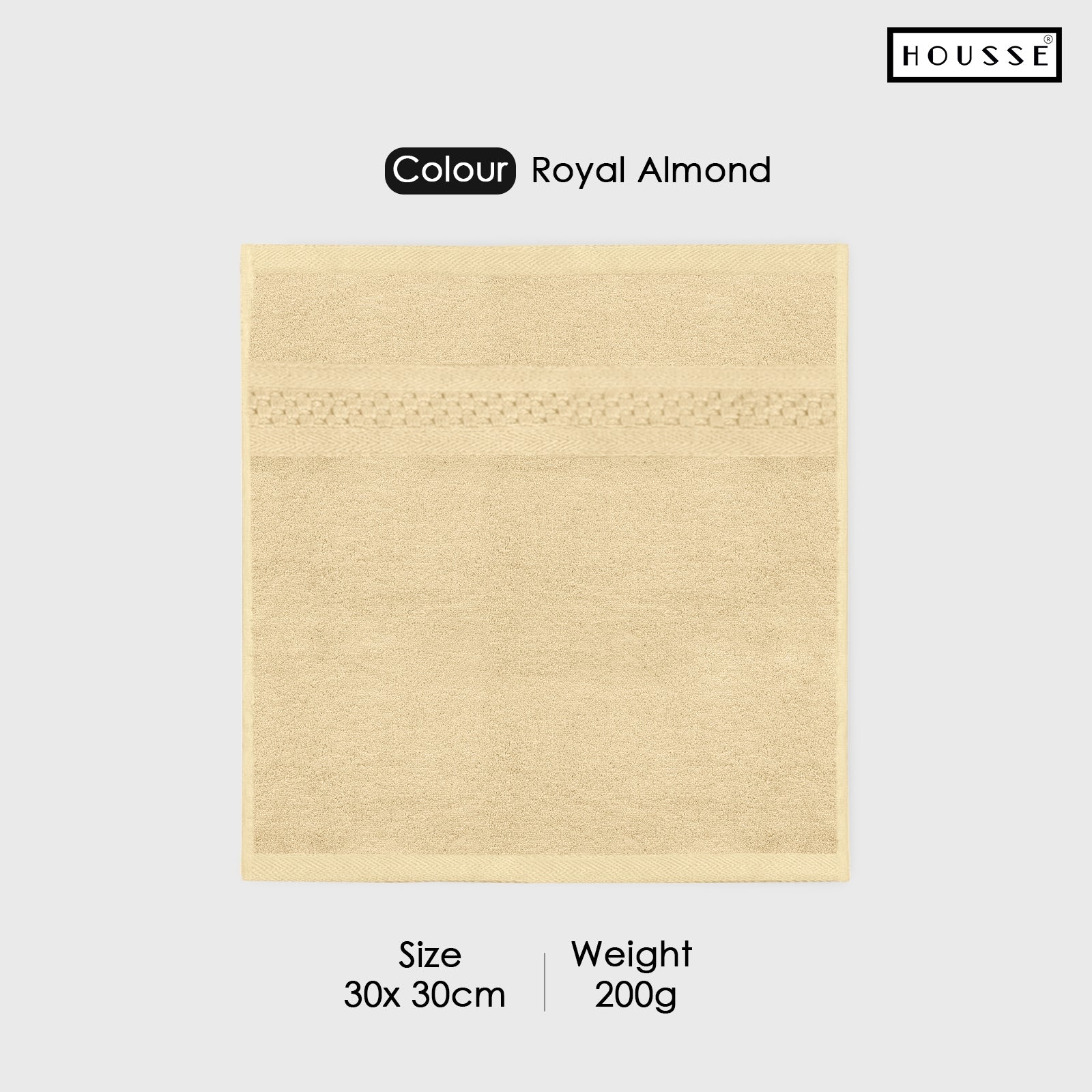 HOUSSE Nexora Cotton Towels | Quick Absorption & Faster Drying Towel | 600 GSM | Cotton Towel for Men/Women | Urban Comfort