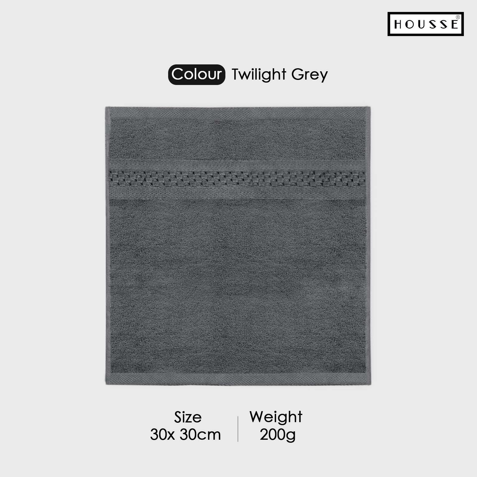 HOUSSE Nexora Cotton Towels | Quick Absorption & Faster Drying Towel | 600 GSM | Cotton Towel for Men/Women | Urban Comfort