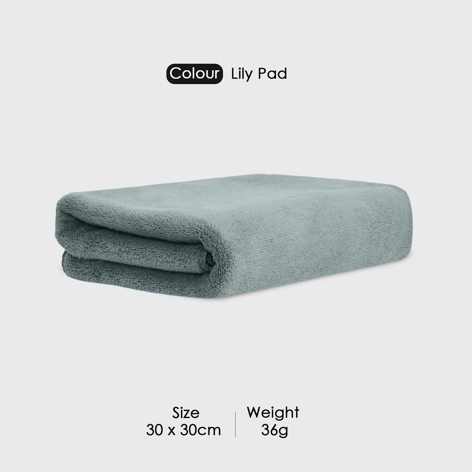 HOUSSE Microfiber Face Towels | Ultra Absorbent, Odour-Free, Quick Dry 450 GSM Face Towel for Home, Gym, Travel, Running and Personal Use | 30x30 cm | Set of 4 in One Colour (Indian Teal, Pack of 4)