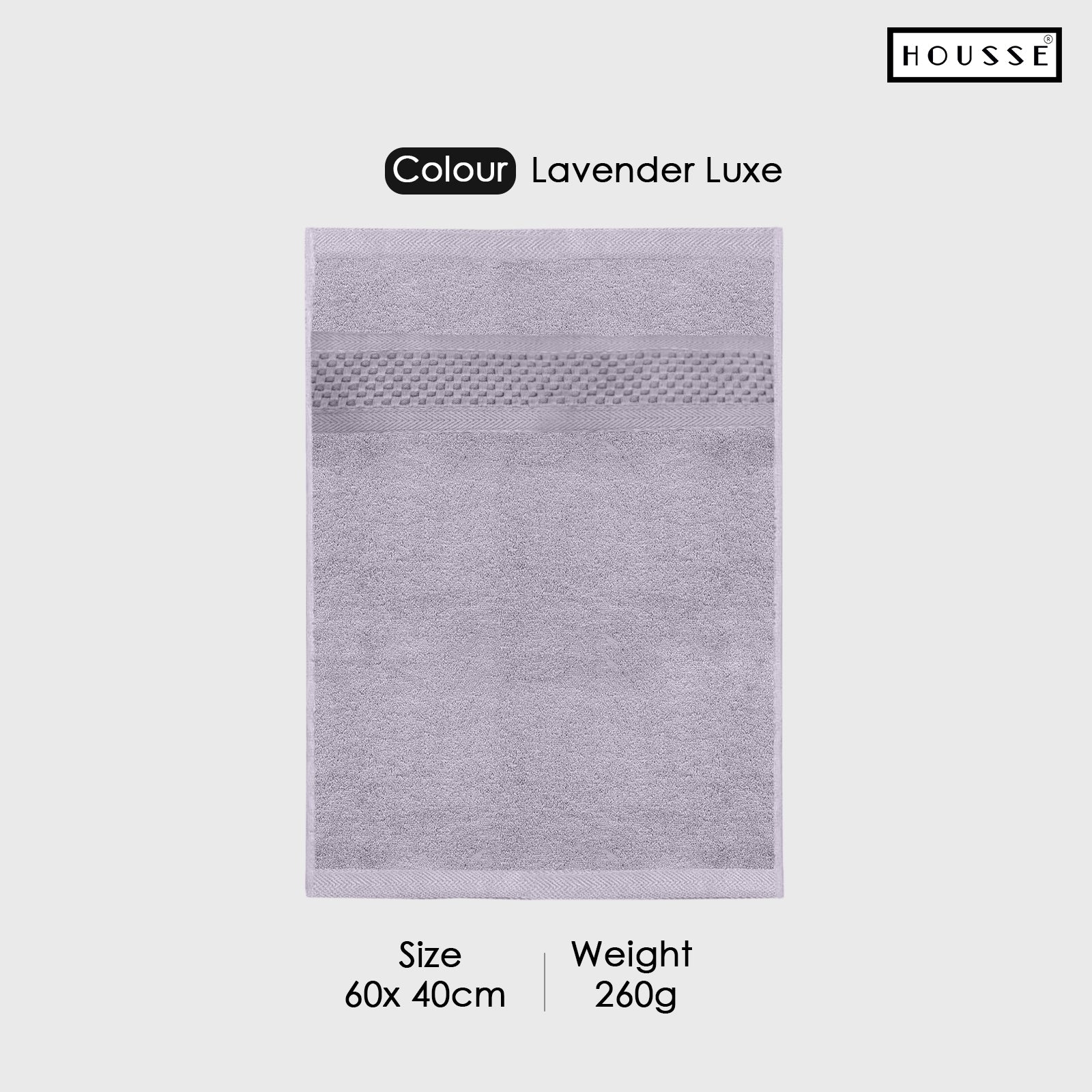 HOUSSE Nexora Cotton Towels | Quick Absorption & Faster Drying Towel | 600 GSM | Cotton Towel for Men/Women | Urban Comfort