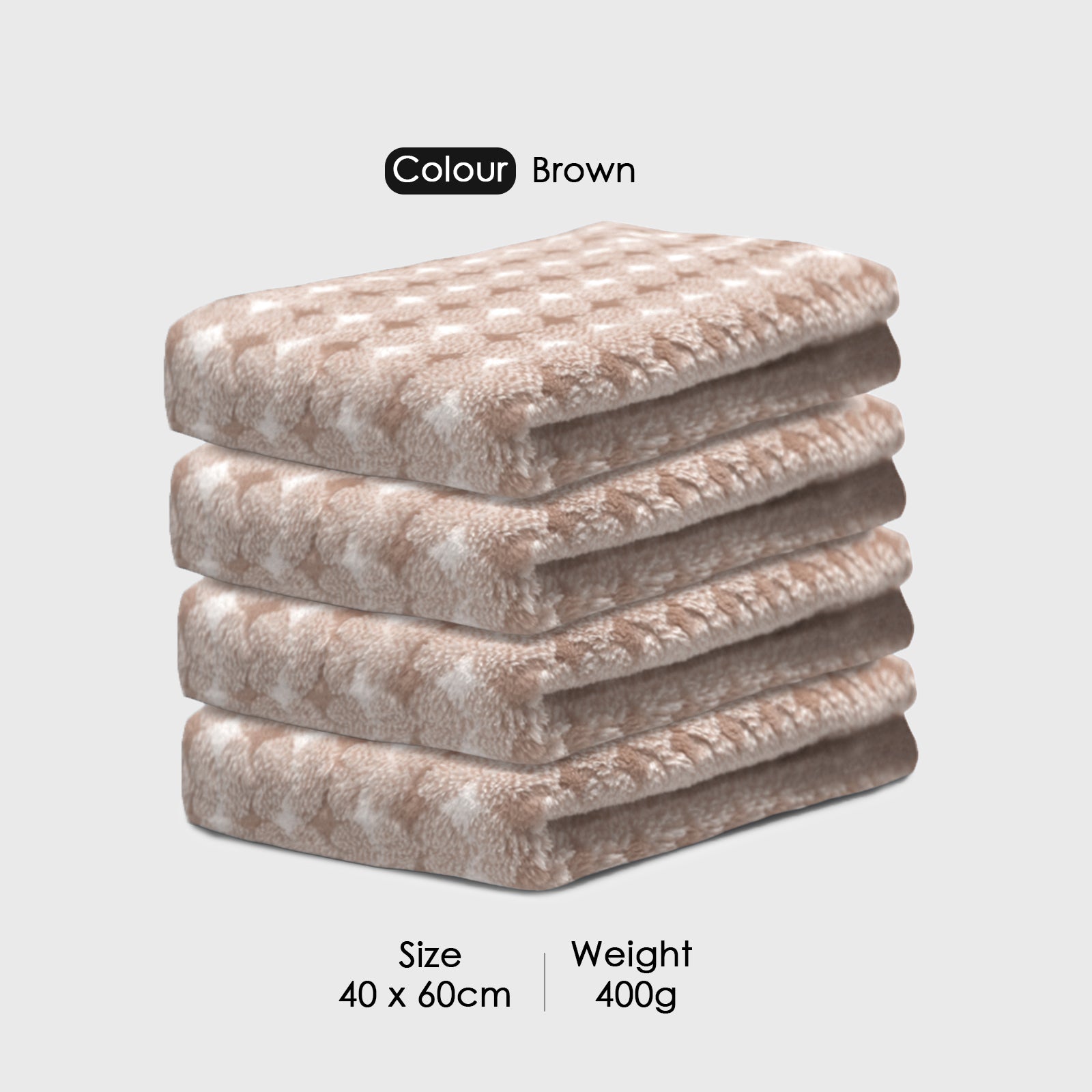 HOUSSE Microfiber Eden Hand Towels Ideal for Women & Men |Soft Touch |Lint Free | Fast Dry Towels| Travel-Friendly | Best Use for Gym, Yoga, Spa, Pool, Hotels, Beach 360 GSM (Combo, 40x60)