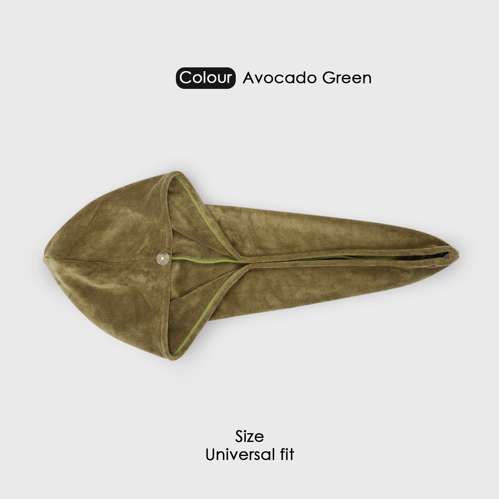 HOUSSE Microfibre Head Towels | 400 GSM High Absorbent Hair Wrap with Adjustable Buttons for Girls | Super Soft & Quick Dry Wrap Towel for Hairs | Set of 2 | 25x65 cm (Desert Sand & Rose Taupe)