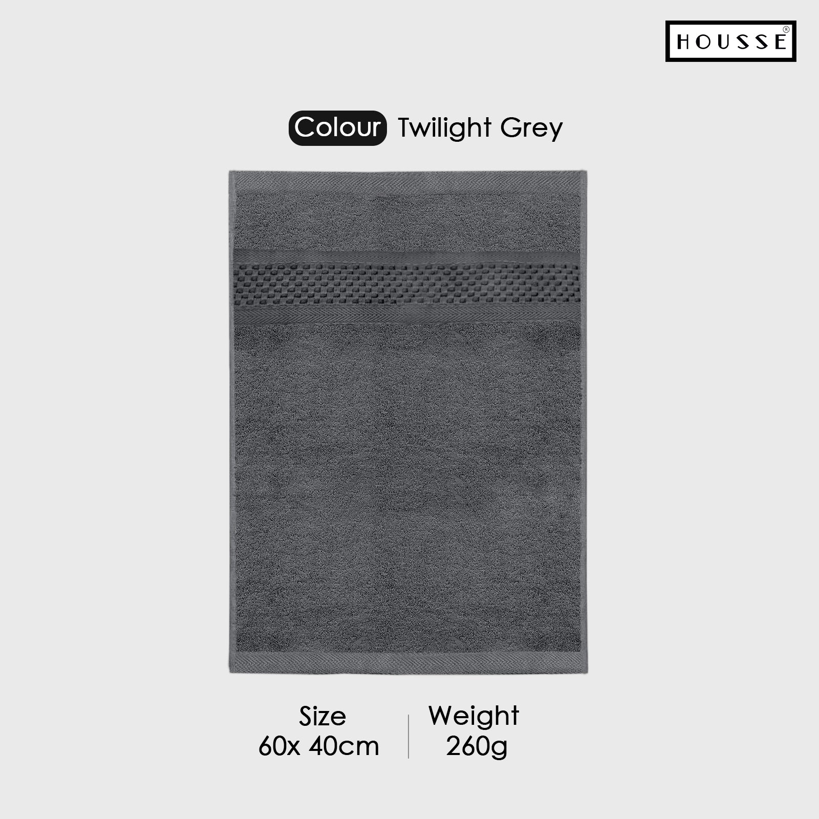 HOUSSE Nexora Cotton Towels | Quick Absorption & Faster Drying Towel | 600 GSM | Cotton Towel for Men/Women | Urban Comfort