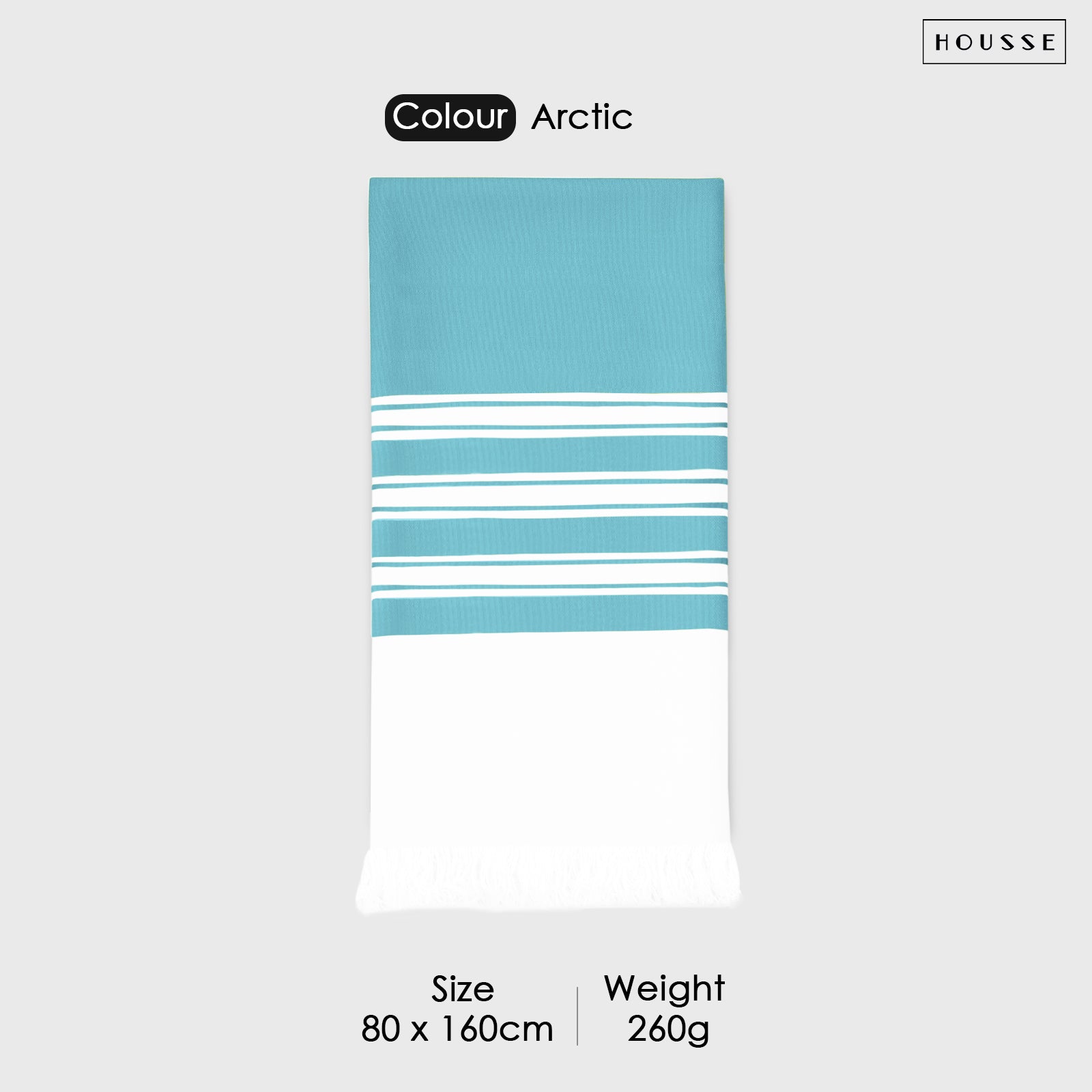 HOUSSE Bold Stripe 100% Bamboo Extra Large Bath Towel | Ultra Soft, Absorbent, Light Weight, & Quick Dry Towel for Bath, Travel, Gym, Beach, Pool, and Yoga | 80 X 160 cms