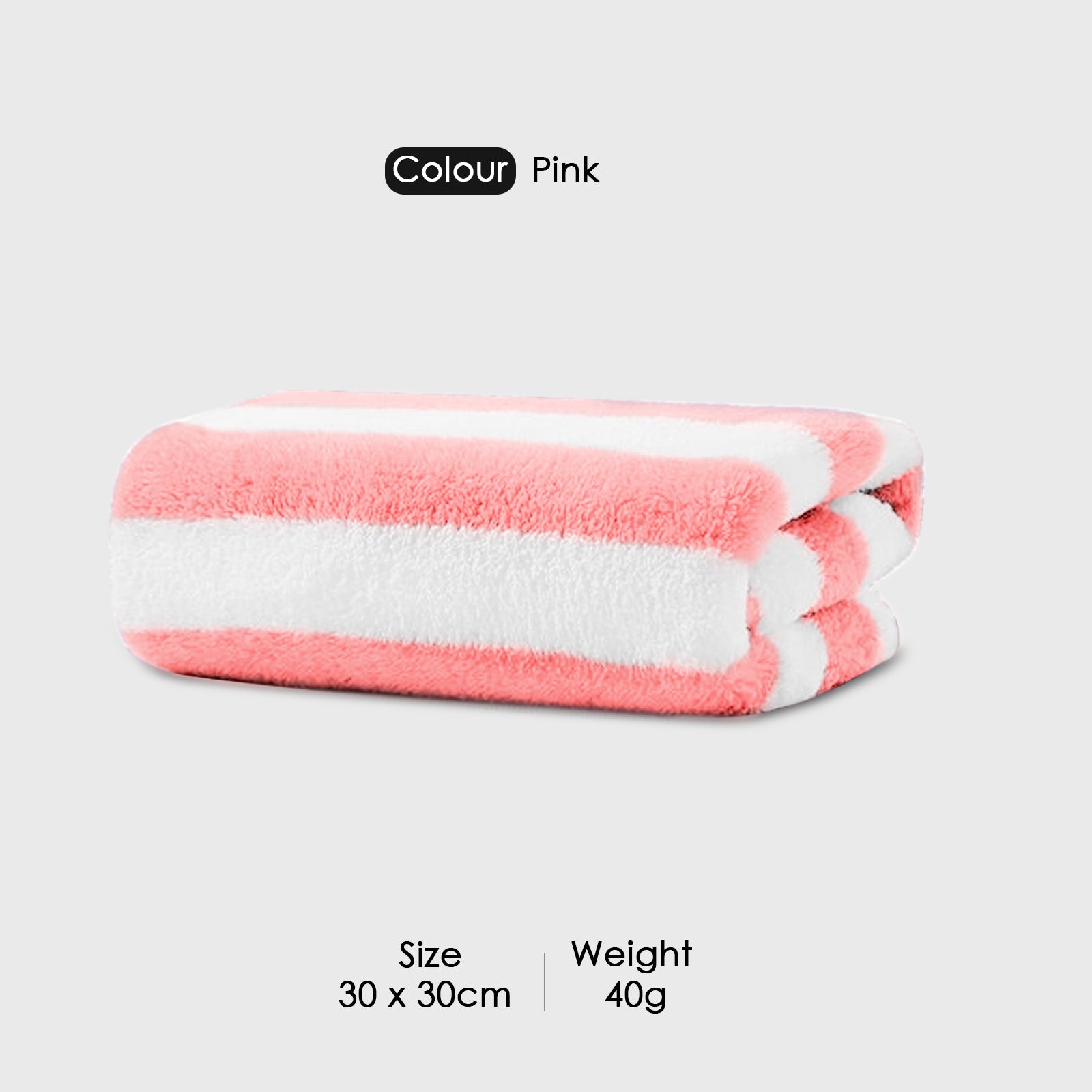 HOUSSE Microfiber Blaze Hand Towel for Women & Men | Quick Dry | Ultra Absorbent |Perfect for Bathroom |Sports | Travel | Ideal for Workout | Spa| Beach | Fitness | 360 GSM (Grey, 40x60)