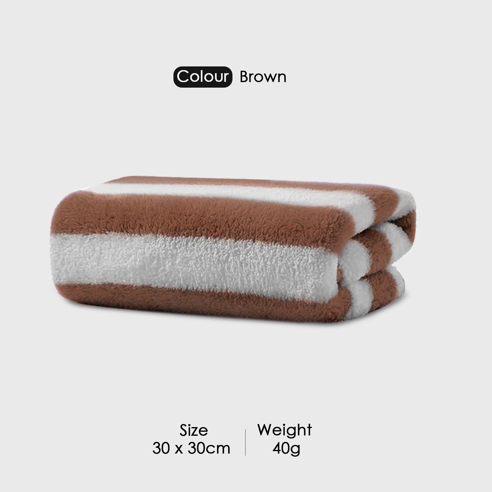 HOUSSE Microfiber Blaze Hand Towel for Women & Men | Quick Dry | Ultra Absorbent |Perfect for Bathroom |Sports | Travel | Ideal for Workout | Spa| Beach | Fitness | 360 GSM (Grey, 40x60)