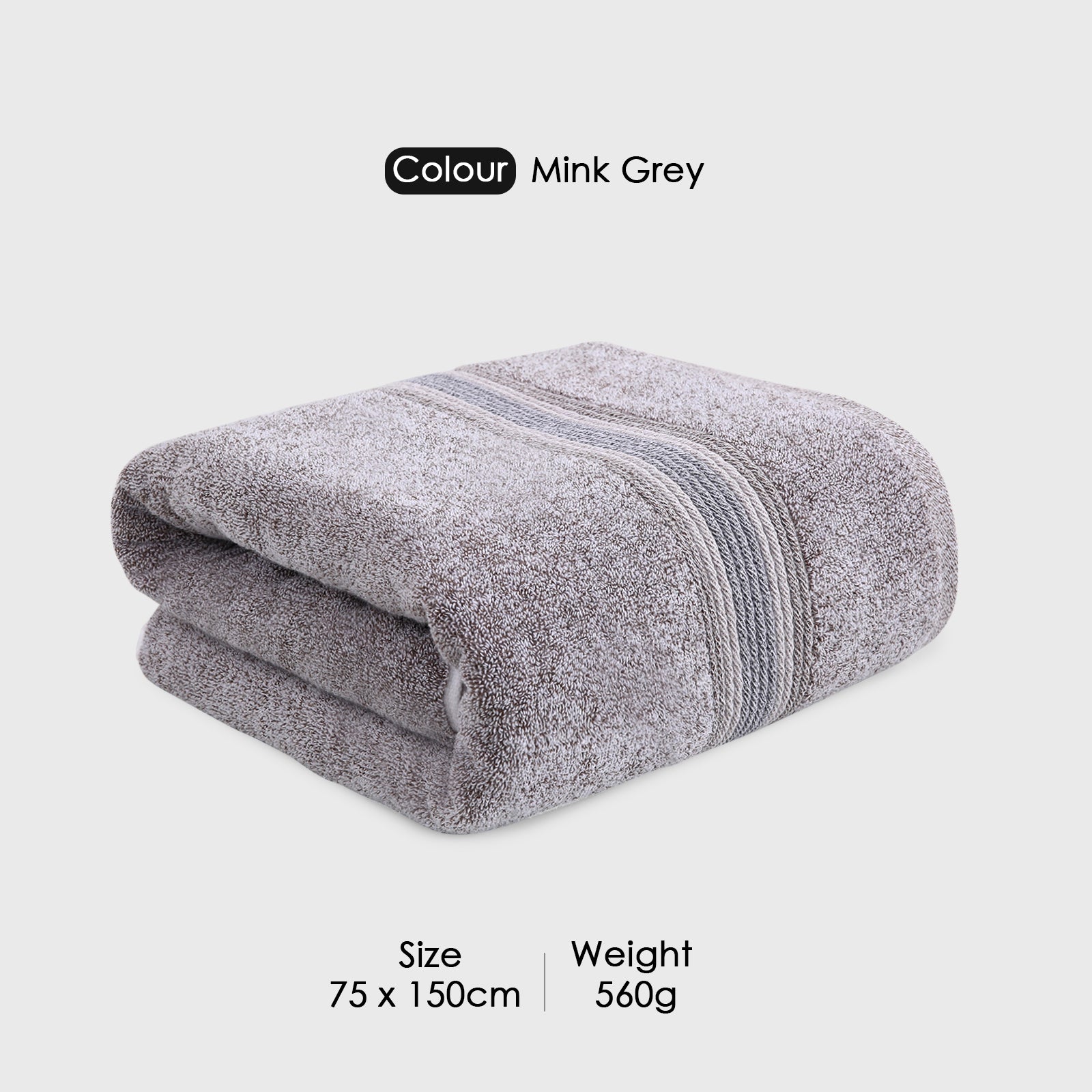 HOUSSE Essentia Bamboo & Cotton Towel Combo Set, 550 GSM – Ultra-Soft, Highly Absorbent & Quick-Drying – Eco-Friendly Luxury Bath, Hand & Face Towels