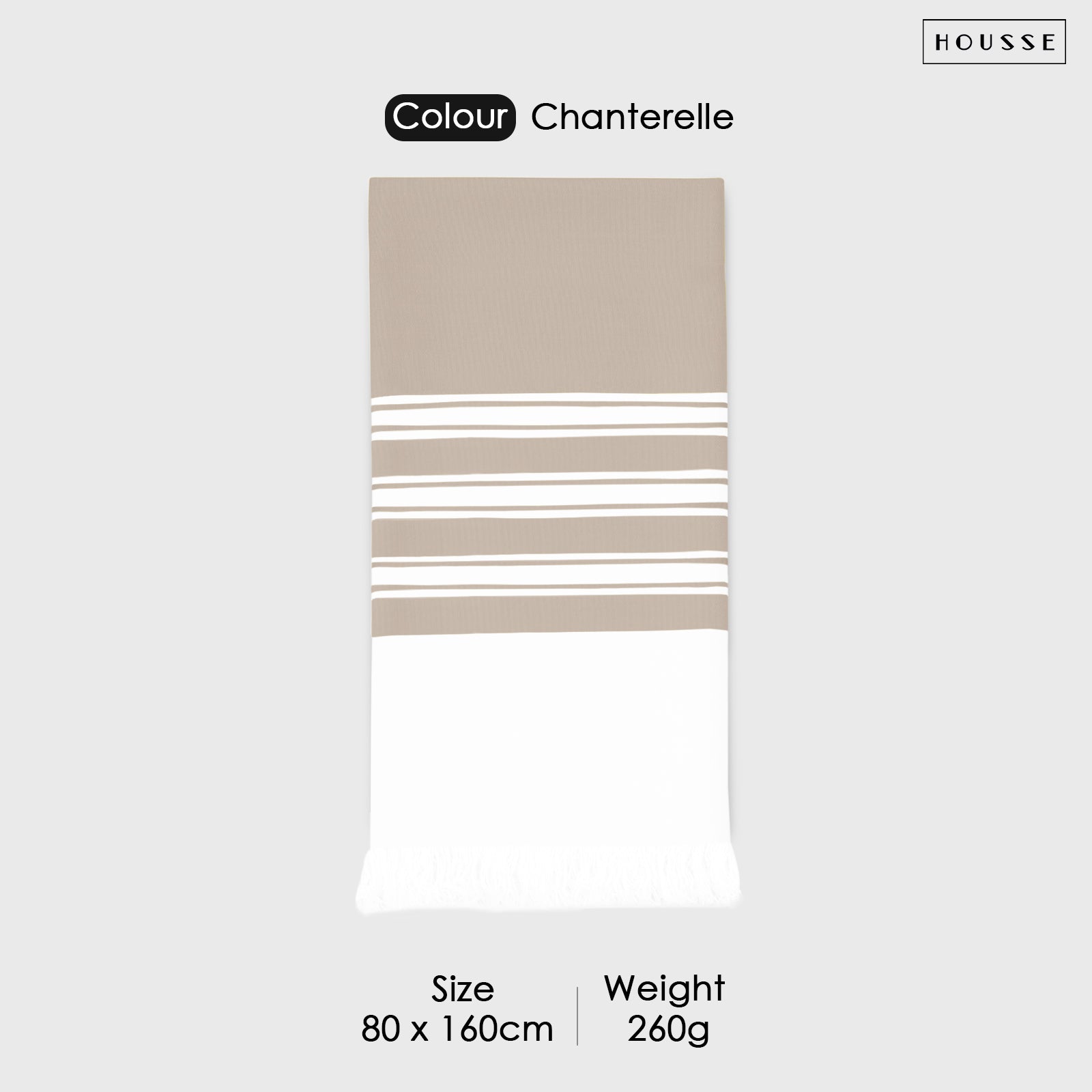 HOUSSE Bold Stripe 100% Bamboo Extra Large Bath Towel | Ultra Soft, Absorbent, Light Weight, & Quick Dry Towel for Bath, Travel, Gym, Beach, Pool, and Yoga | 80 X 160 cms