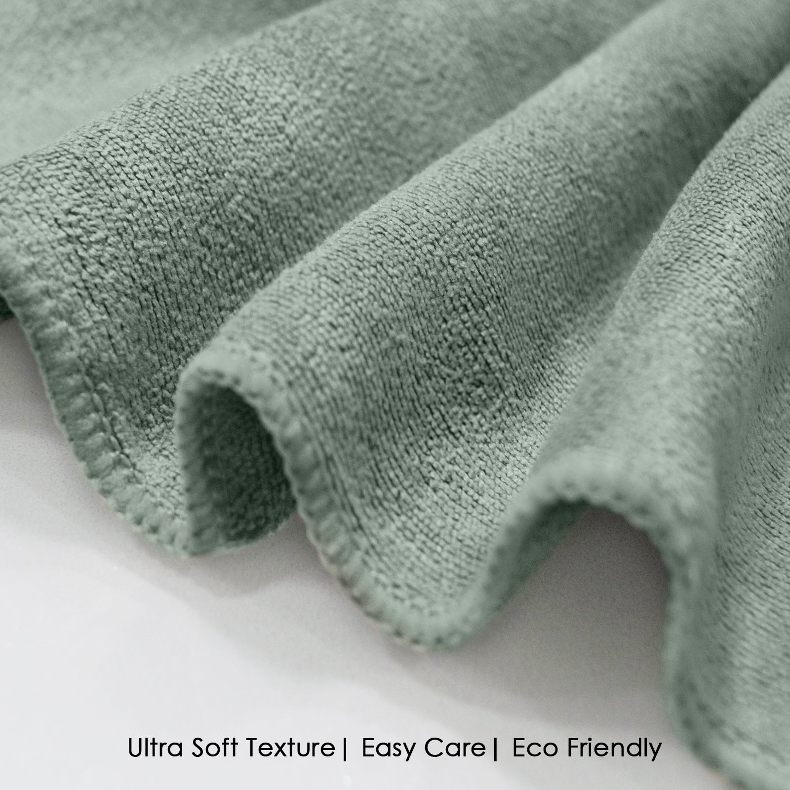 HOUSSE Microfiber Face Towels | Ultra Absorbent, Odour-Free, Quick Dry 450 GSM Face Towel for Home, Gym, Travel, Running and Personal Use | 30x30 cm | Set of 4 in One Colour (Indian Teal, Pack of 4)