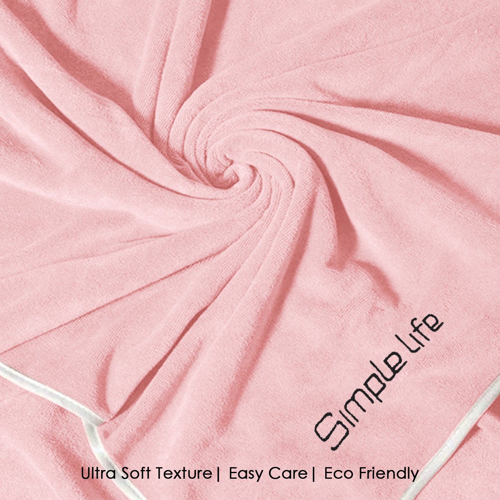 HOUSSE Premium Soft Microfiber Embroidery Bath Towel for Men, Women & Kids, 70x140cm Absorbent Quick-Drying Sweat Towel, 350 GSM Ideal for Gym, Beach, Outdoor