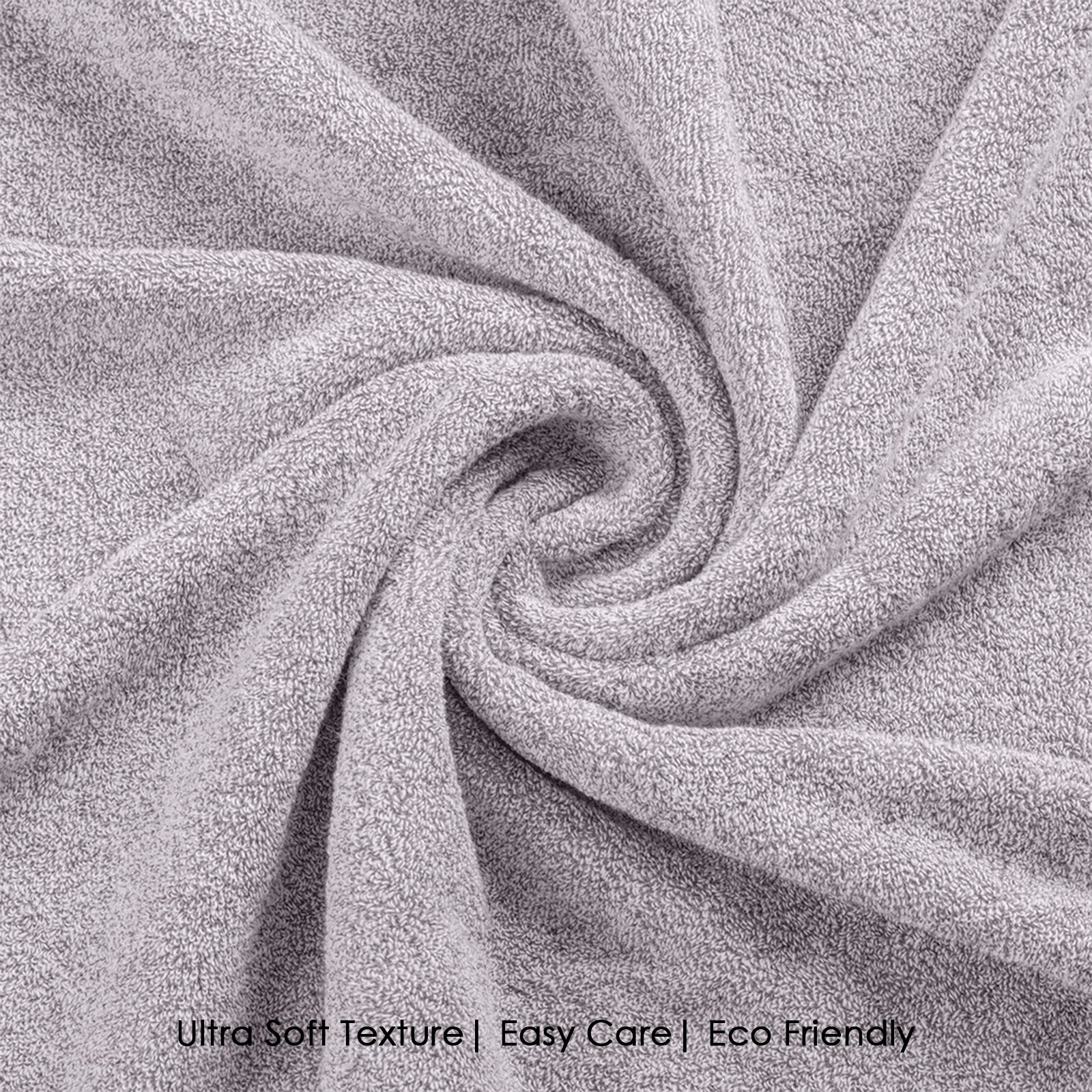 HOUSSE Essentia Bamboo & Cotton Towel Combo Set, 550 GSM – Ultra-Soft, Highly Absorbent & Quick-Drying – Eco-Friendly Luxury Bath, Hand & Face Towels