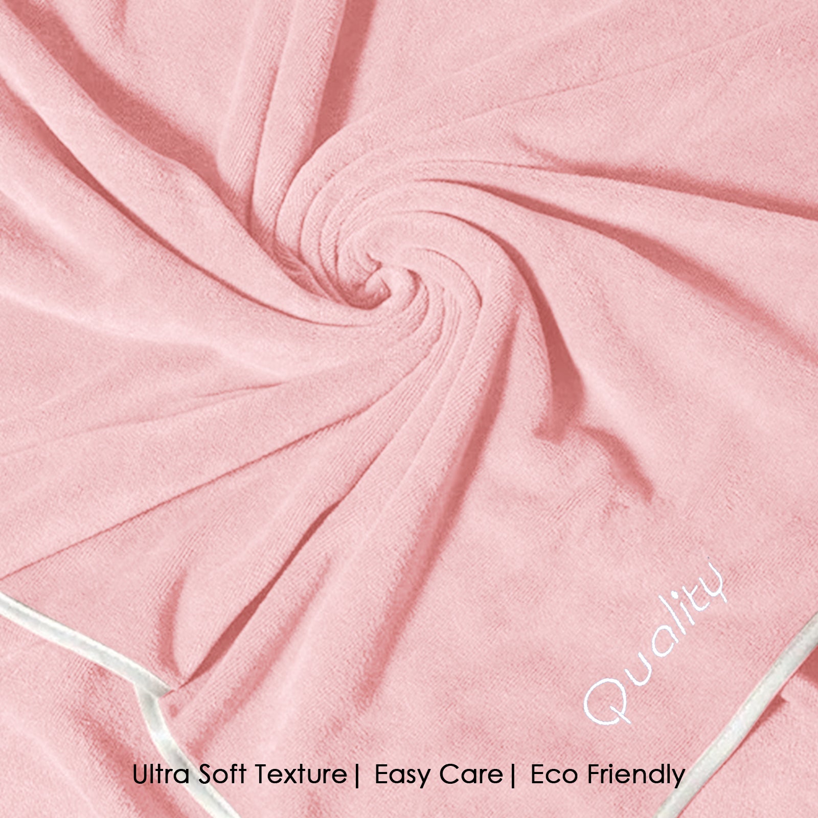 HOUSSE Premium Soft Microfiber Embroidery Bath Towel for Men, Women & Kids, 70x140cm Absorbent Quick-Drying Sweat Towel, 350 GSM Ideal for Gym, Beach, Outdoor