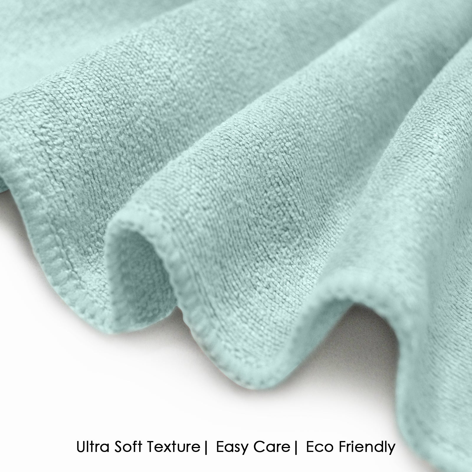 HOUSSE Microfiber Face Towels | Ultra Absorbent, Odour-Free, Quick Dry 450 GSM Face Towel for Home, Gym, Travel, Running and Personal Use | 30x30 cm | Set of 4 in One Colour (Indian Teal, Pack of 4)