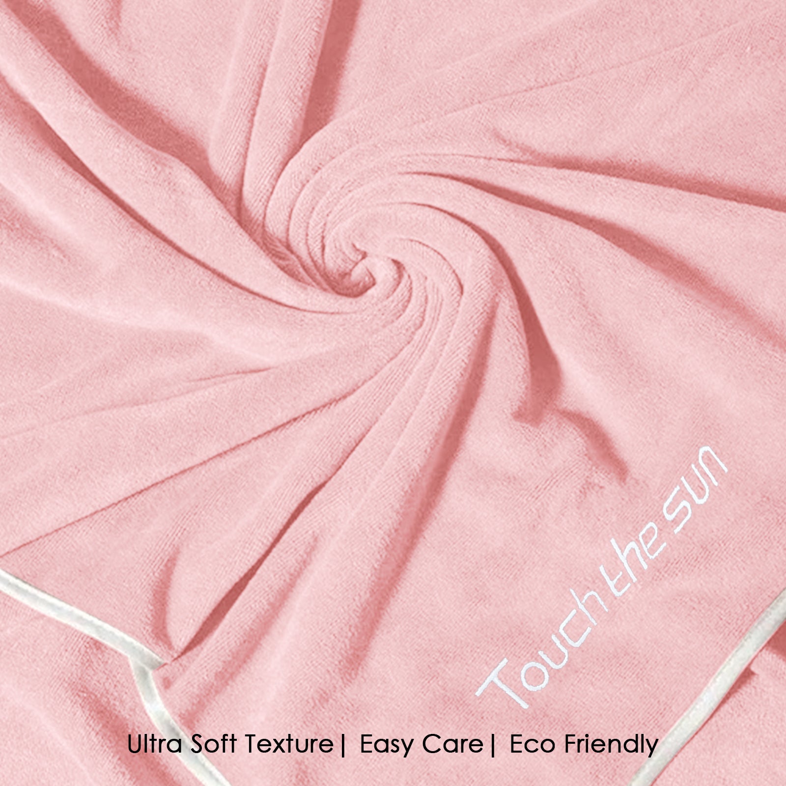 HOUSSE Premium Soft Microfiber Embroidery Bath Towel for Men, Women & Kids, 70x140cm Absorbent Quick-Drying Sweat Towel, 350 GSM Ideal for Gym, Beach, Outdoor