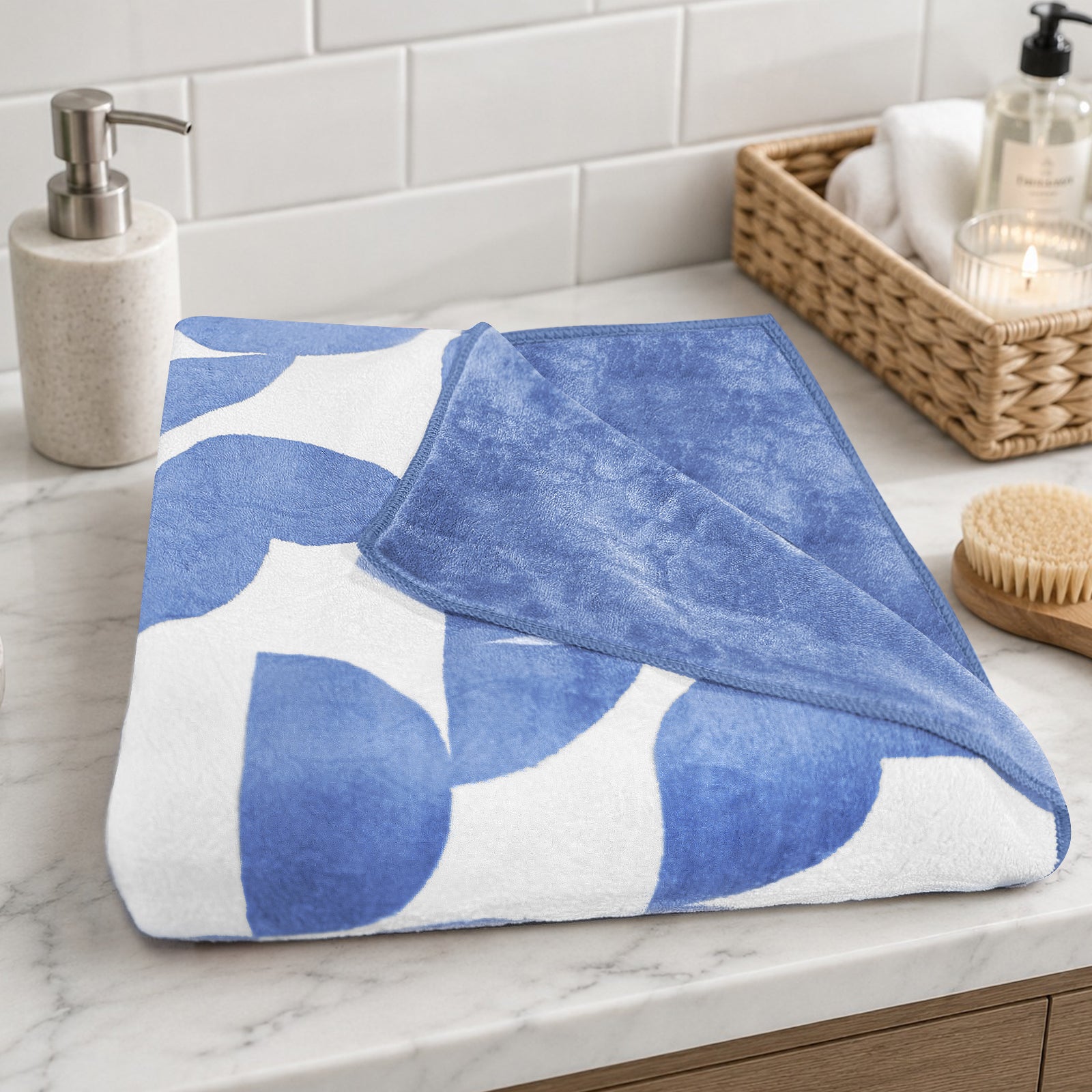 Dual Tone 480 GSM Reversible Microfiber Towel Set