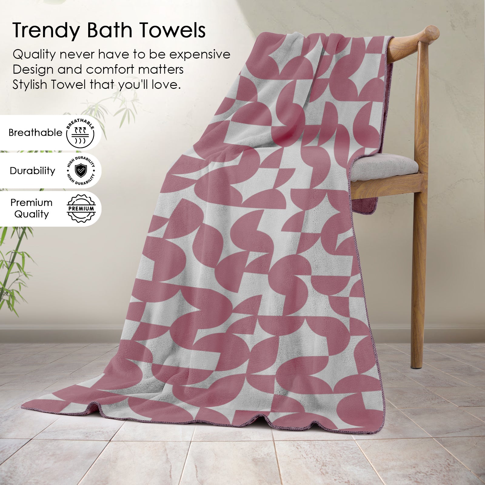 Dual Tone 480 GSM Reversible Microfiber Towel Set