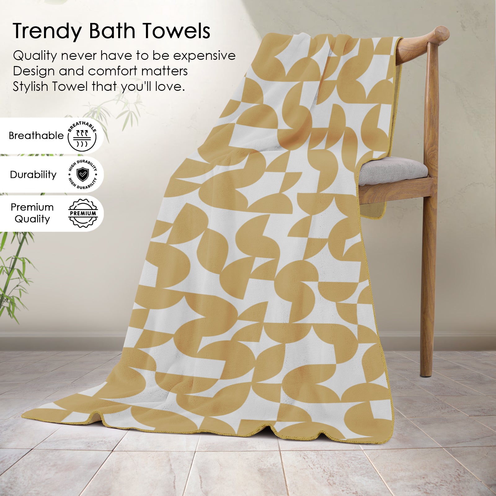 Dual Tone 480 GSM Reversible Microfiber Towel Set