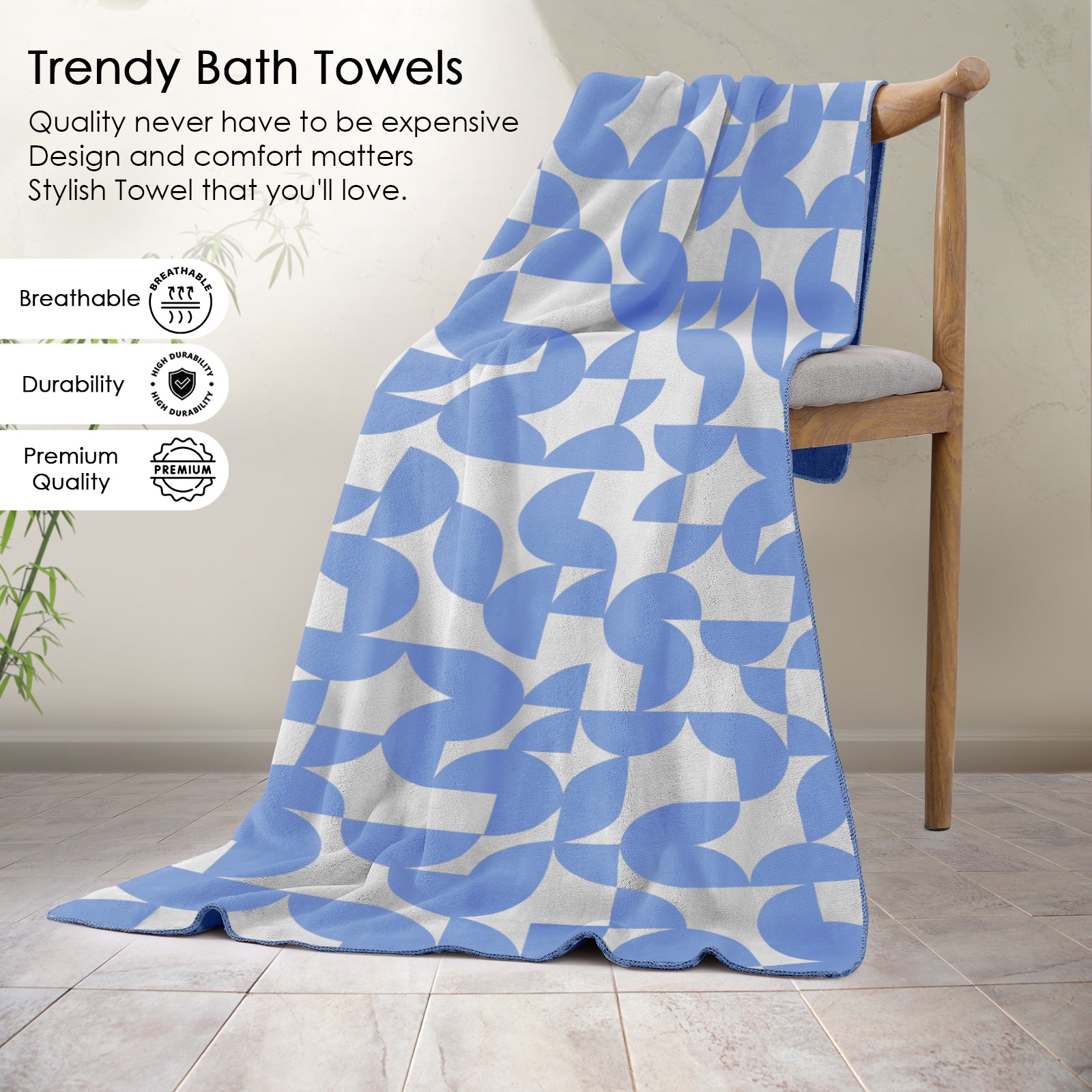 Dual Tone 480 GSM Reversible Microfiber Towel Set
