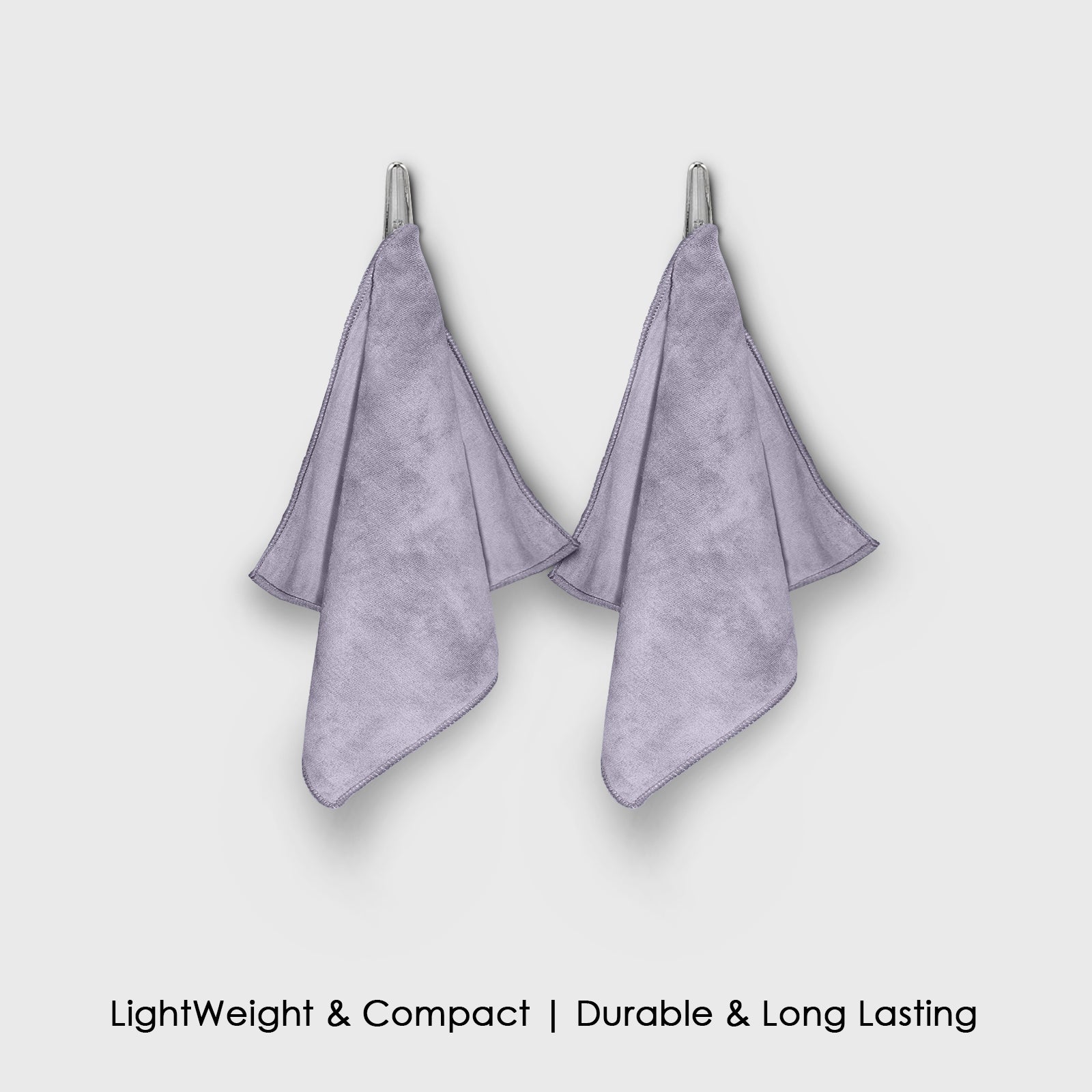 HOUSSE Microfiber Face Towels | Ultra Absorbent, Odour-Free, Quick Dry 450 GSM Face Towel for Home, Gym, Travel, Running and Personal Use | 30x30 cm | Set of 4 in One Colour (Indian Teal, Pack of 4)