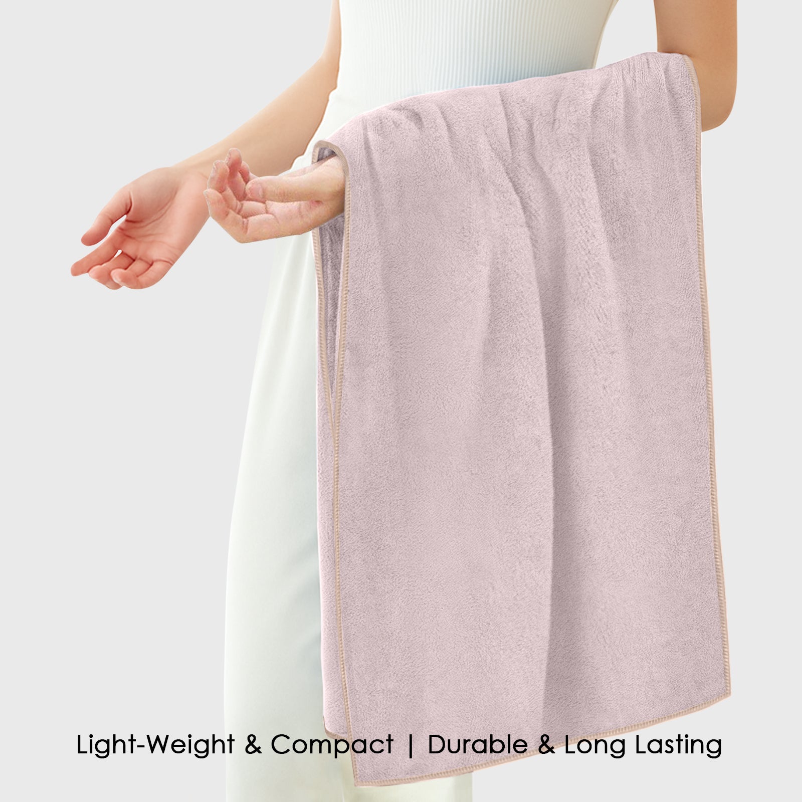 HOUSSE Premium Microfiber Bath Towel - Extra Large 75x150cm Quick Dry Towels for Women Men & Kids | Super Soft Plush 450 GSM | Ultra Absorbent for Home Swimming Sports & Travel