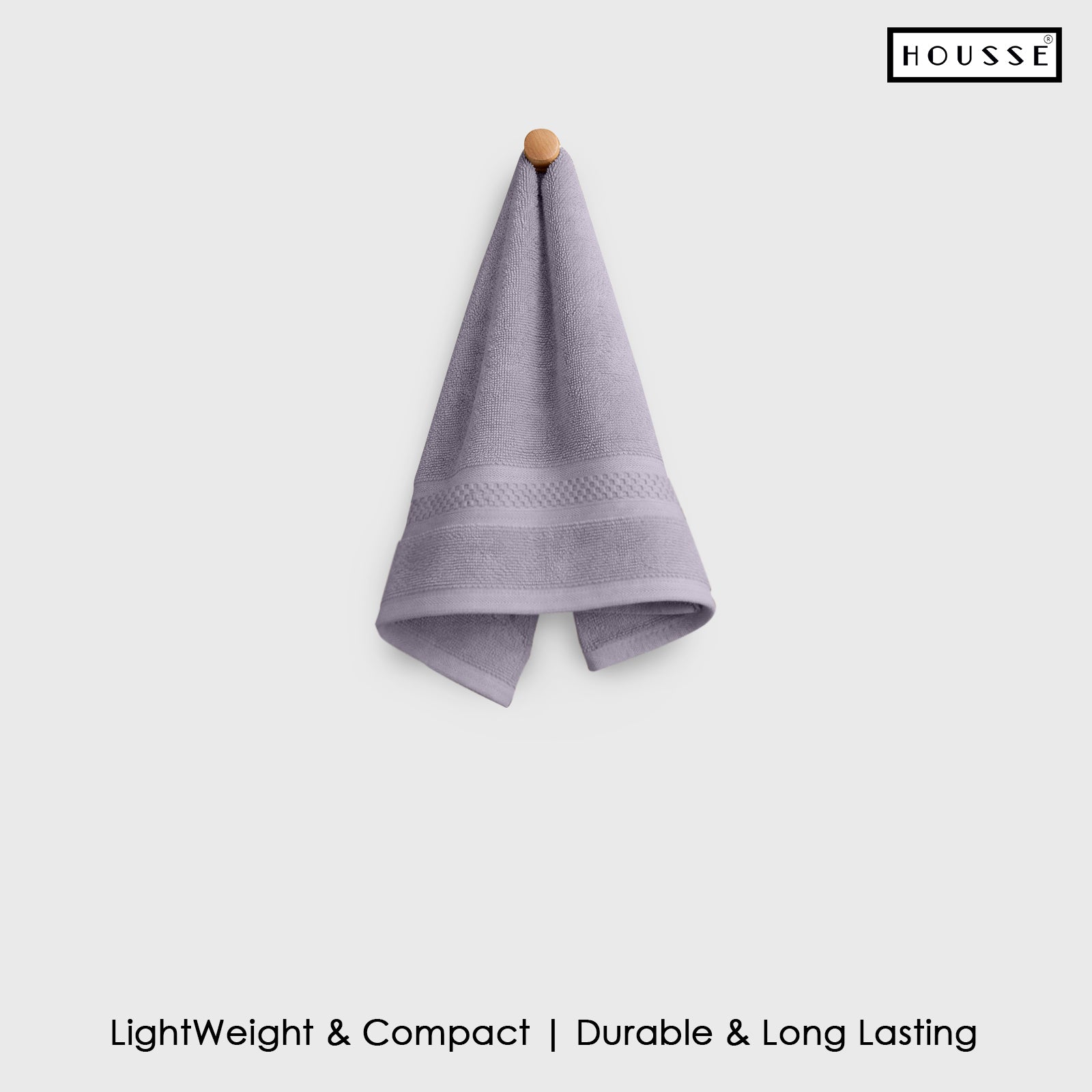 HOUSSE Nexora Cotton Towels | Quick Absorption & Faster Drying Towel | 600 GSM | Cotton Towel for Men/Women | Urban Comfort