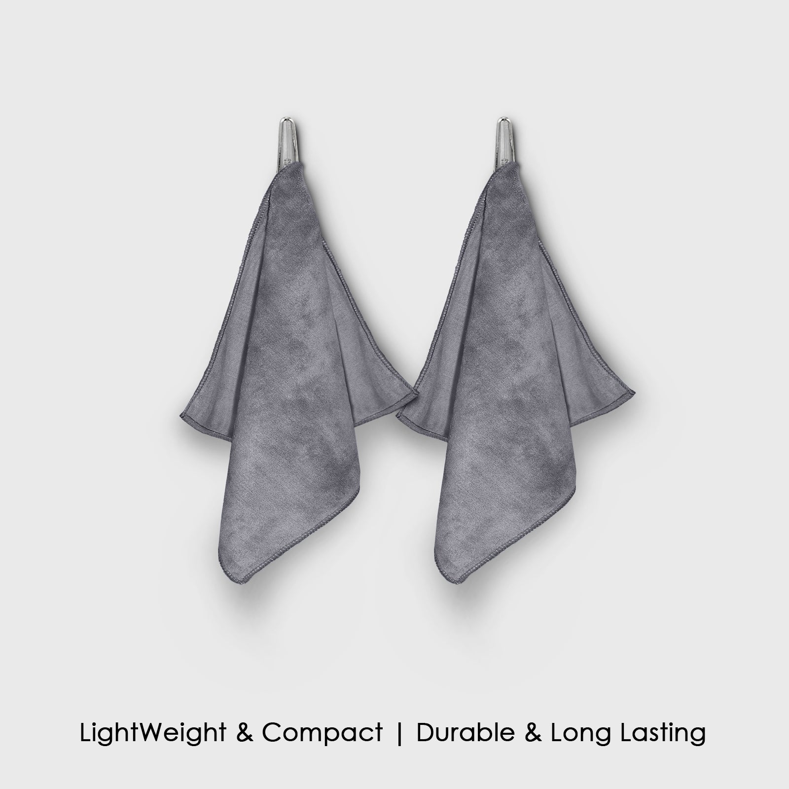 HOUSSE Microfiber Face Towels | Ultra Absorbent, Odour-Free, Quick Dry 450 GSM Face Towel for Home, Gym, Travel, Running and Personal Use | 30x30 cm | Set of 4 in One Colour (Indian Teal, Pack of 4)