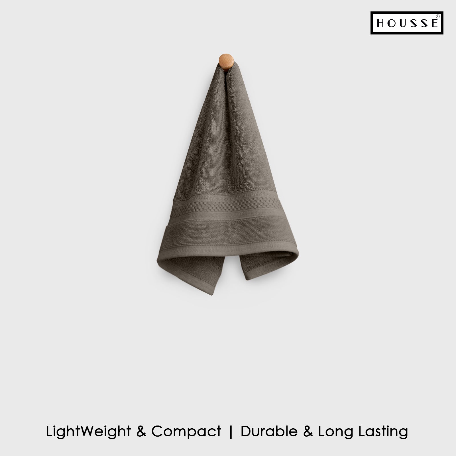 HOUSSE Nexora Cotton Towels | Quick Absorption & Faster Drying Towel | 600 GSM | Cotton Towel for Men/Women | Urban Comfort