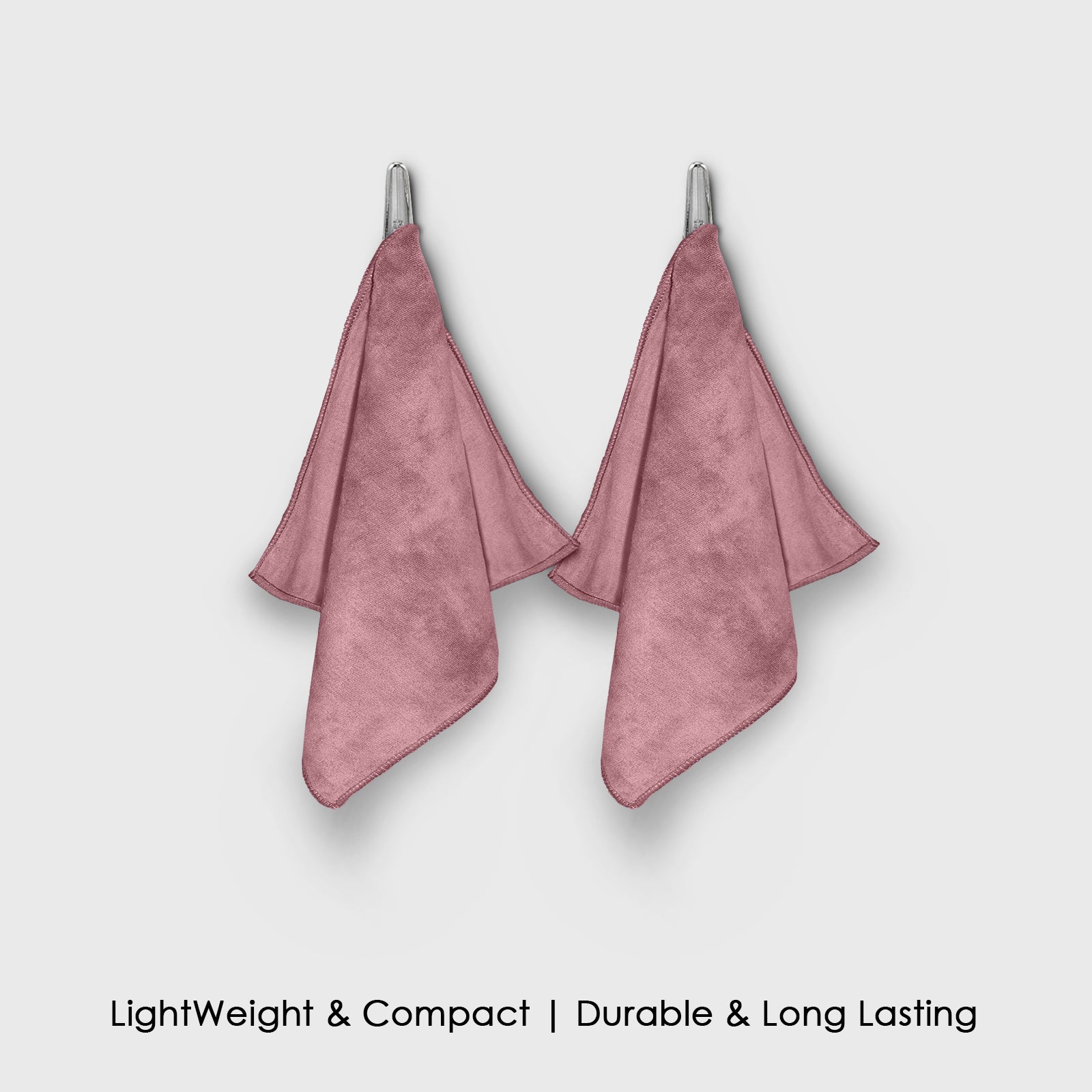 HOUSSE Microfiber Face Towels | Ultra Absorbent, Odour-Free, Quick Dry 450 GSM Face Towel for Home, Gym, Travel, Running and Personal Use | 30x30 cm | Set of 4 in One Colour (Indian Teal, Pack of 4)