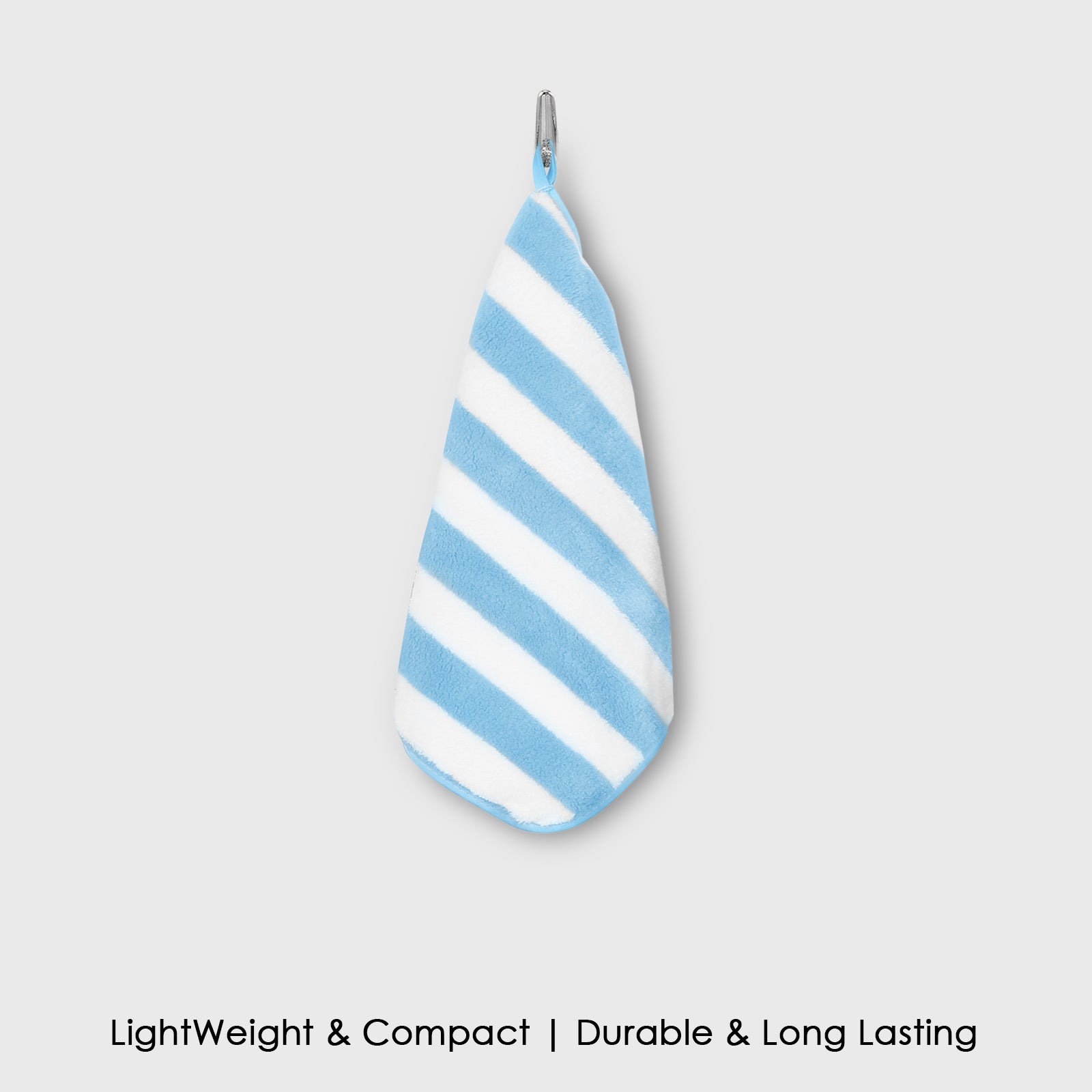 HOUSSE Microfiber Blaze Hand Towel for Women & Men | Quick Dry | Ultra Absorbent |Perfect for Bathroom |Sports | Travel | Ideal for Workout | Spa| Beach | Fitness | 360 GSM (Grey, 40x60)