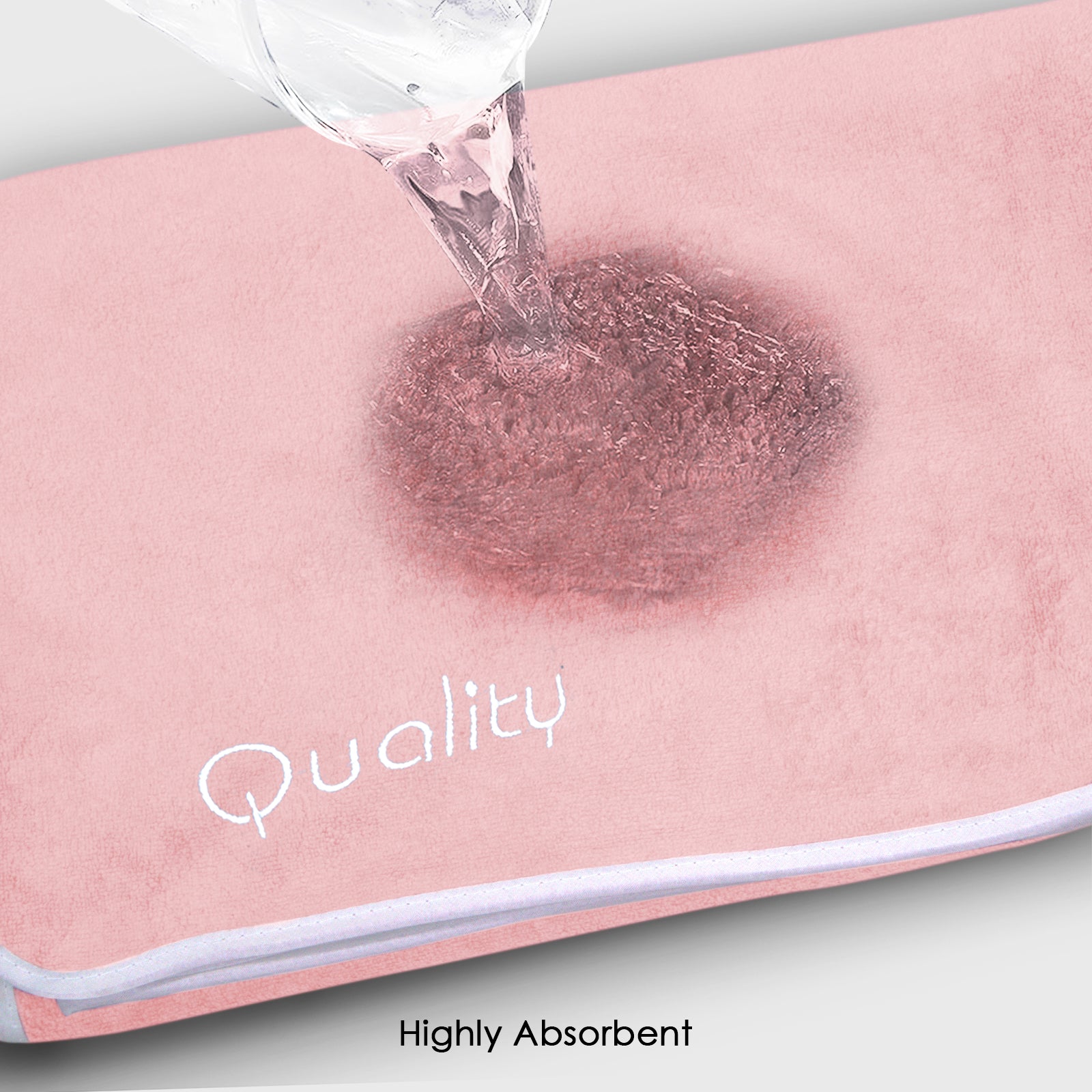 HOUSSE Premium Soft Microfiber Embroidery Bath Towel for Men, Women & Kids, 70x140cm Absorbent Quick-Drying Sweat Towel, 350 GSM Ideal for Gym, Beach, Outdoor