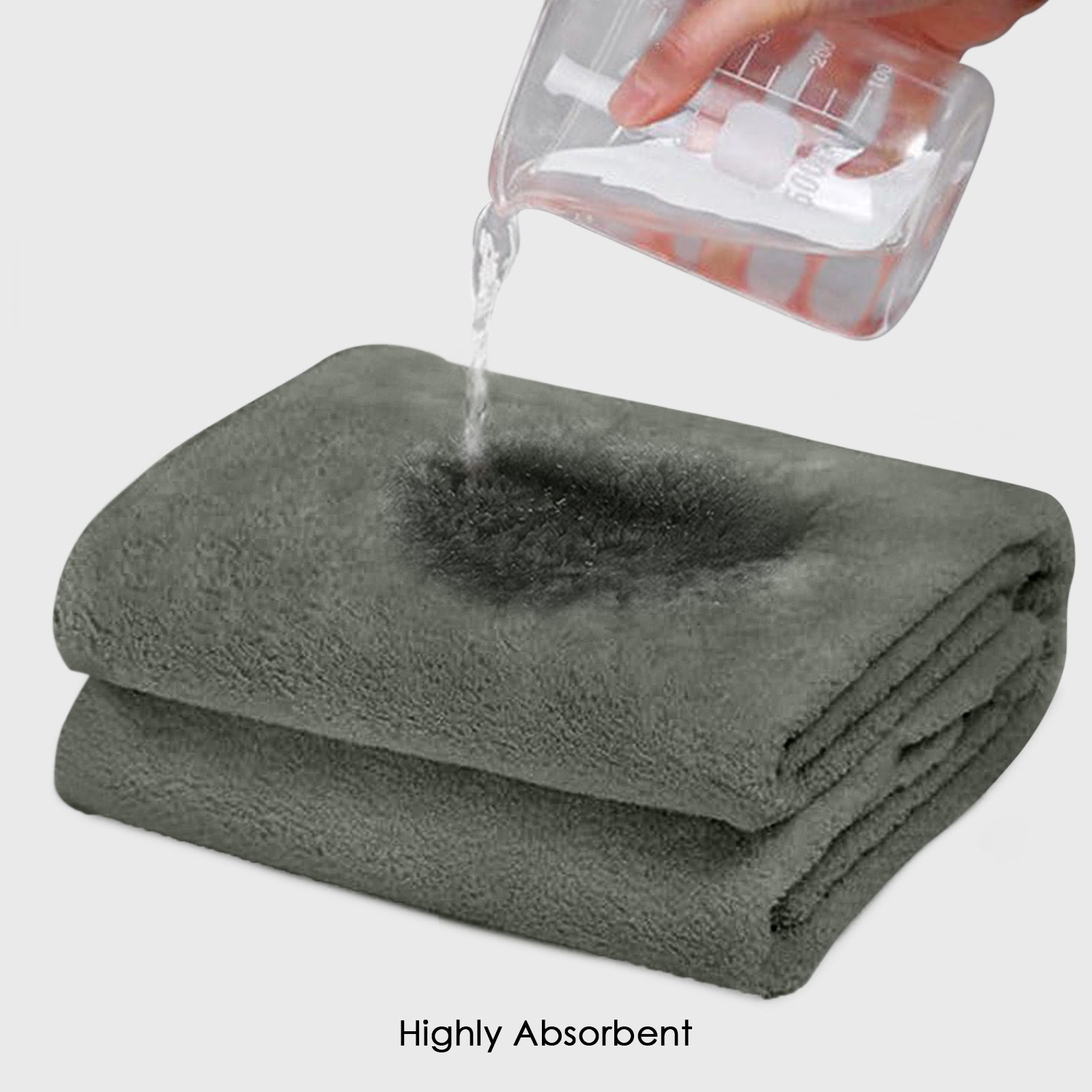 HOUSSE Premium Microfiber Bath Towel - Extra Large 75x150cm Quick Dry Towels for Women Men & Kids | Super Soft Plush 450 GSM | Ultra Absorbent for Home Swimming Sports & Travel