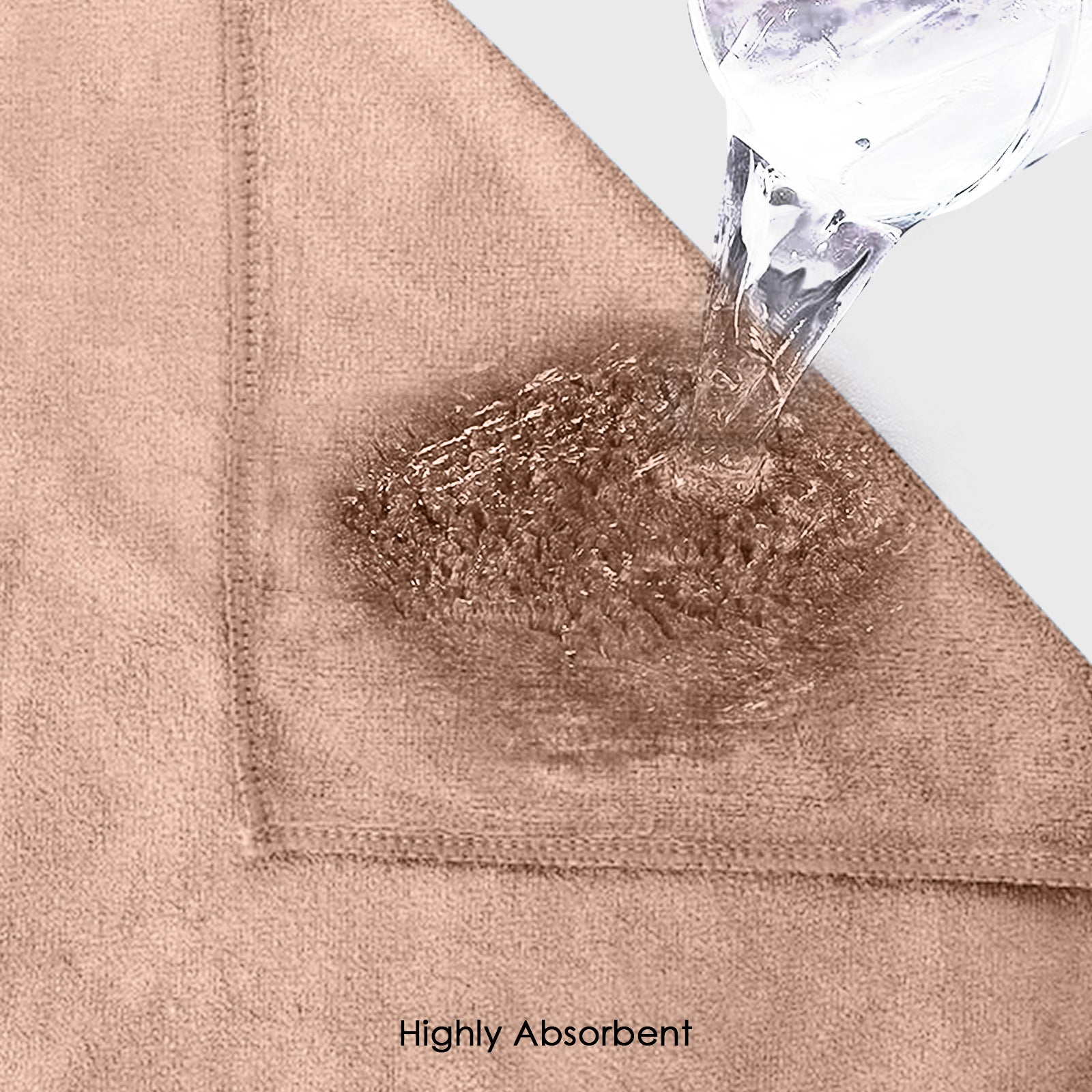 HOUSSE Microfiber Face Towels | Ultra Absorbent, Odour-Free, Quick Dry 450 GSM Face Towel for Home, Gym, Travel, Running and Personal Use | 30x30 cm | Set of 4 in One Colour (Indian Teal, Pack of 4)