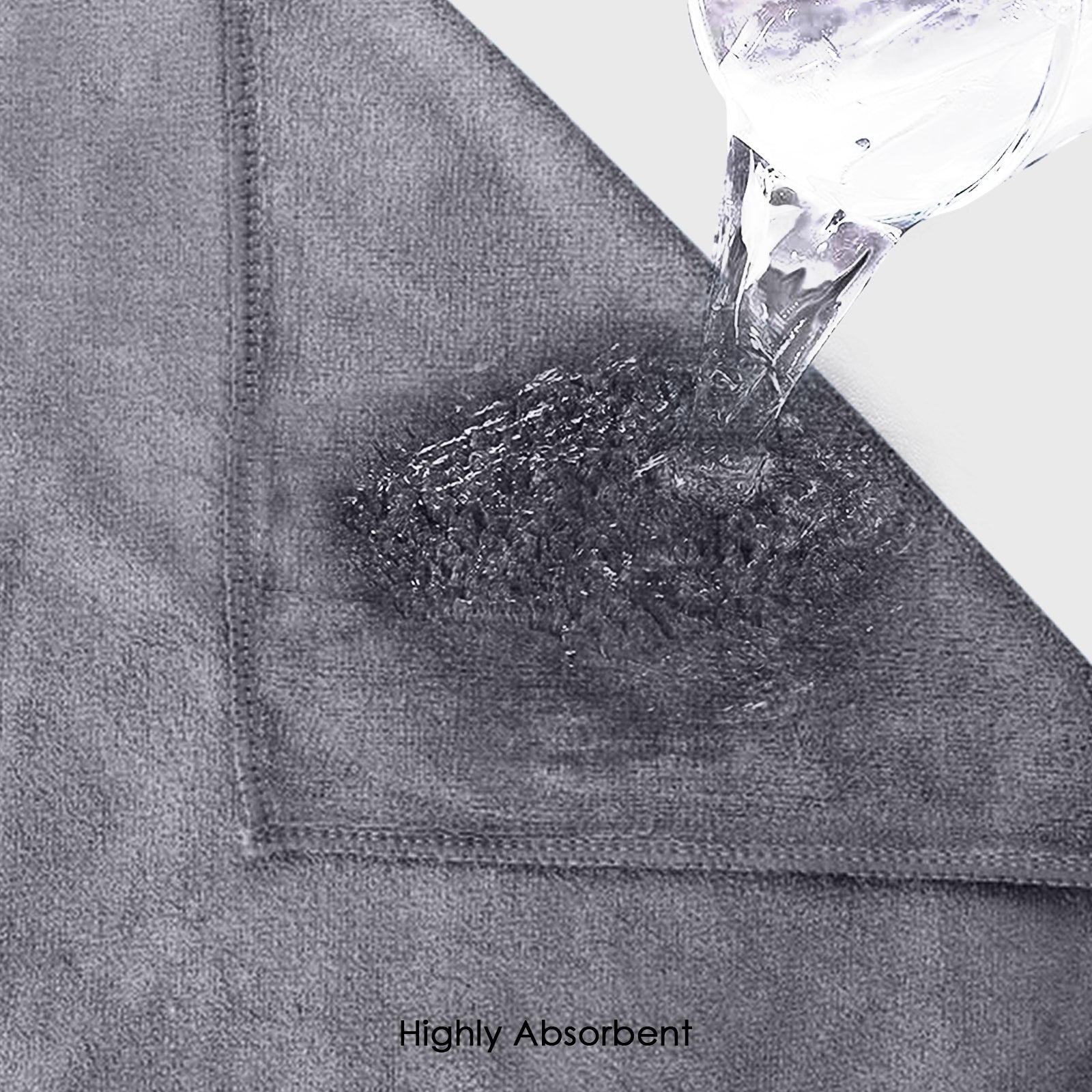 HOUSSE Microfiber Face Towels | Ultra Absorbent, Odour-Free, Quick Dry 450 GSM Face Towel for Home, Gym, Travel, Running and Personal Use | 30x30 cm | Set of 4 in One Colour (Indian Teal, Pack of 4)