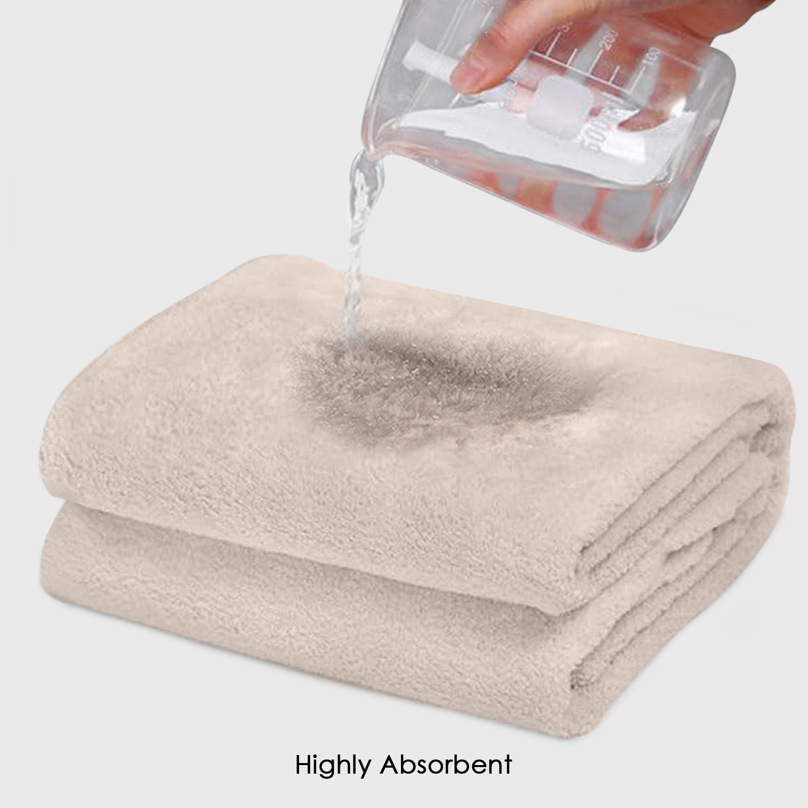 HOUSSE Premium Microfiber Bath Towel - Extra Large 75x150cm Quick Dry Towels for Women Men & Kids | Super Soft Plush 450 GSM | Ultra Absorbent for Home Swimming Sports & Travel