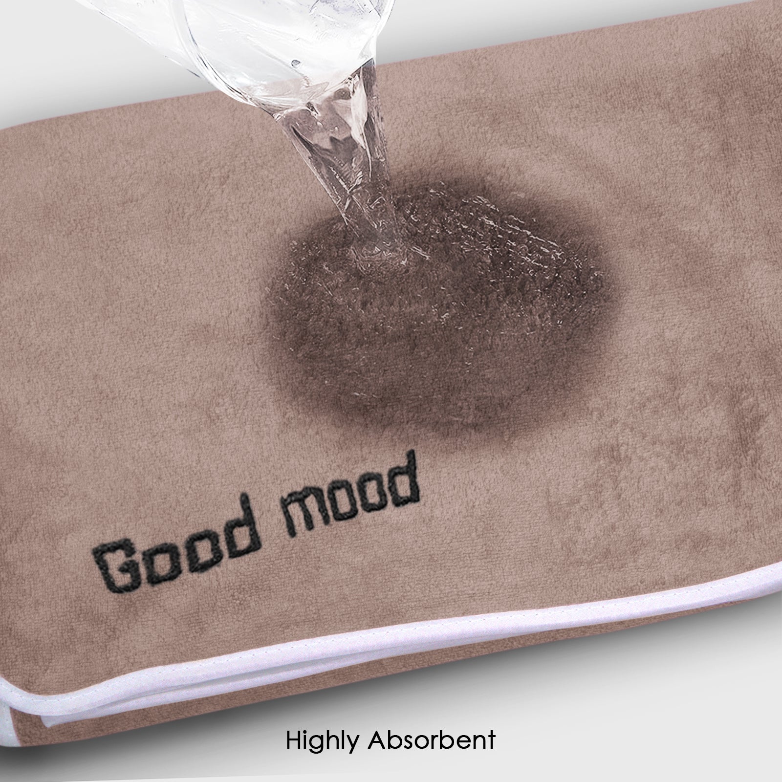 HOUSSE Premium Soft Microfiber Embroidery Bath Towel for Men, Women & Kids, 70x140cm Absorbent Quick-Drying Sweat Towel, 350 GSM Ideal for Gym, Beach, Outdoor