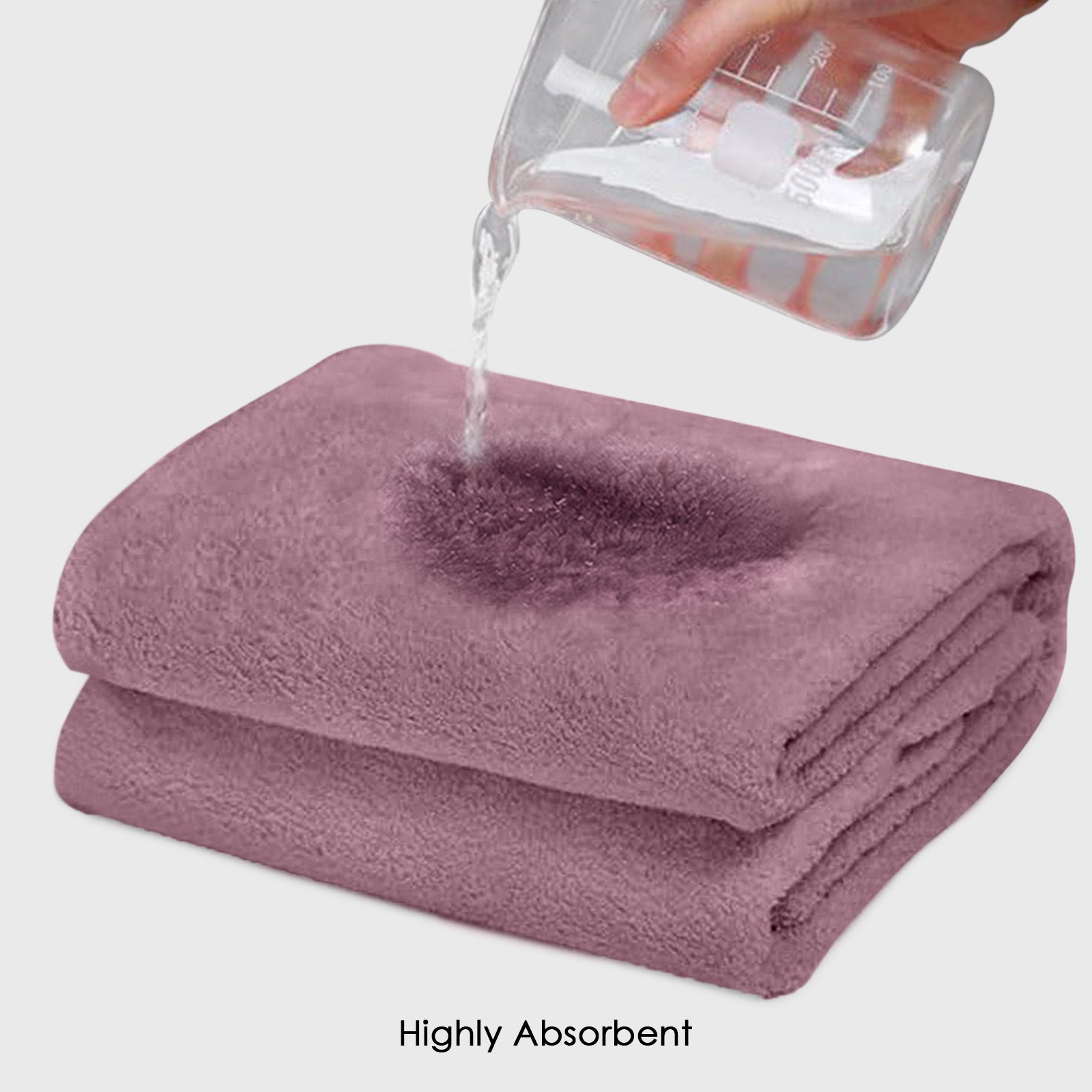 HOUSSE Premium Microfiber Bath Towel - Extra Large 75x150cm Quick Dry Towels for Women Men & Kids | Super Soft Plush 450 GSM | Ultra Absorbent for Home Swimming Sports & Travel
