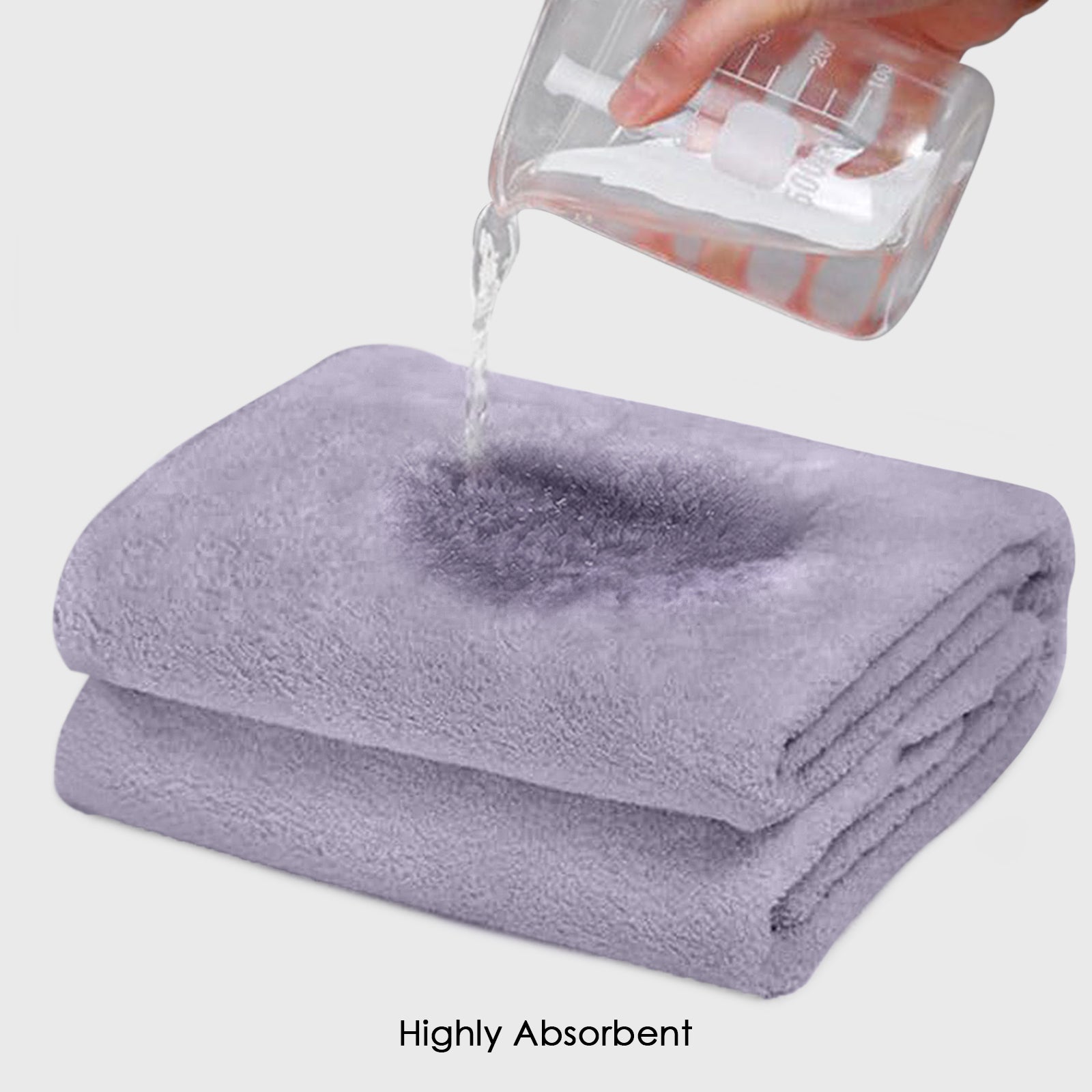 HOUSSE Premium Microfiber Bath Towel - Extra Large 75x150cm Quick Dry Towels for Women Men & Kids | Super Soft Plush 450 GSM | Ultra Absorbent for Home Swimming Sports & Travel