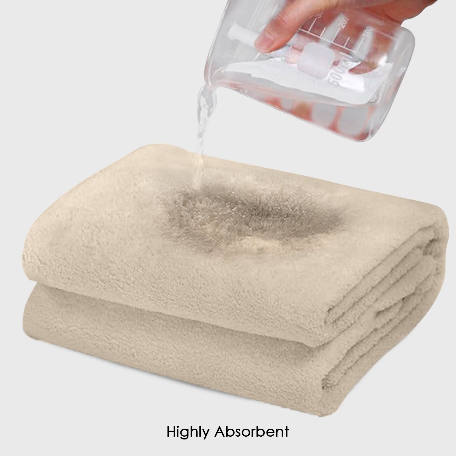 HOUSSE Premium Microfiber Bath Towel - Extra Large 60x120cm Quick Dry Towels for Men, Women & Kids | Super Soft Plush 550 GSM | Ultra Absorbent for Home Swimming Sports Travel