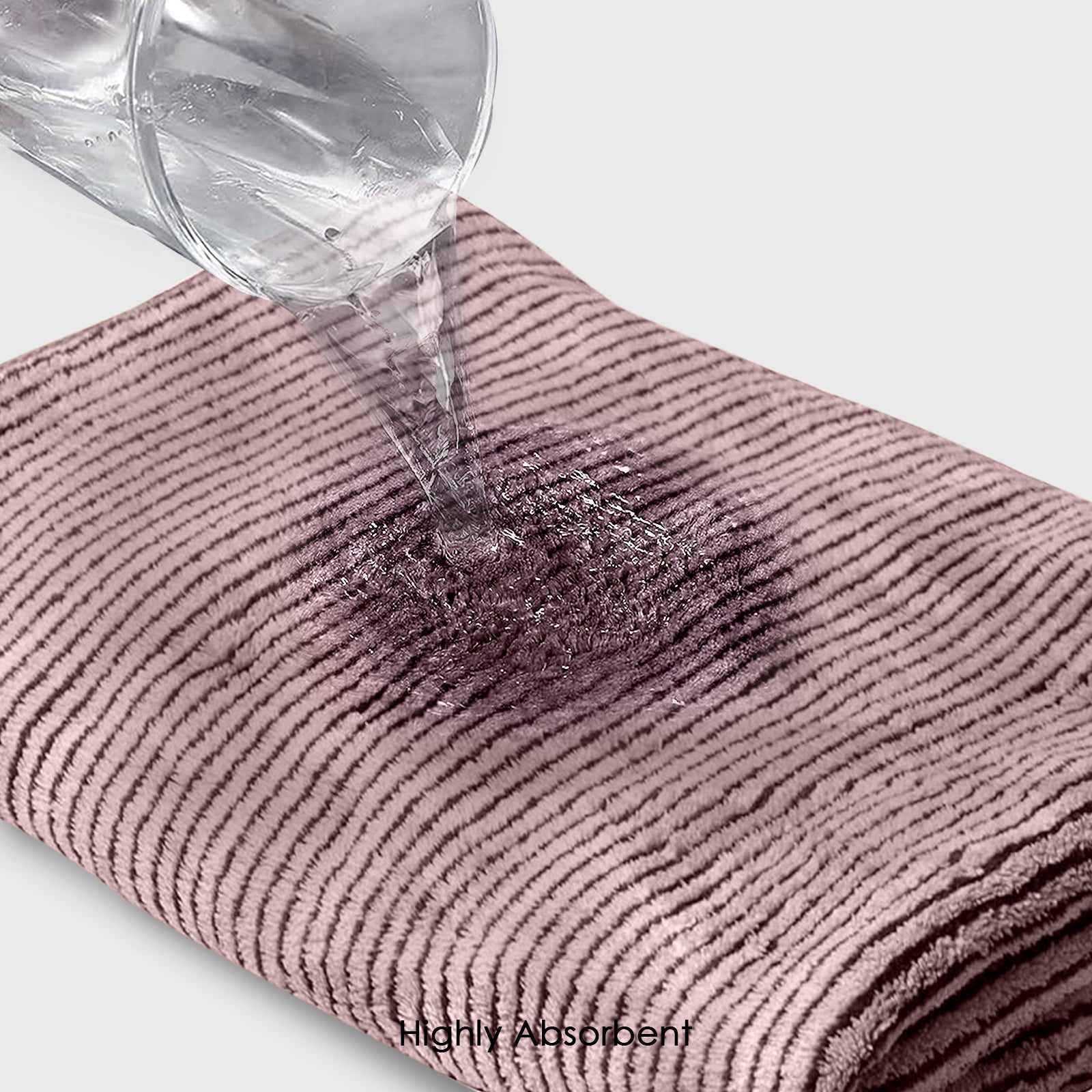 HOUSSE Microfiber Stripes Hand Towels for Women & Men | Ultra Soft | Super Absorbent Towels for Gym, Yoga, Beach Daiily USe |