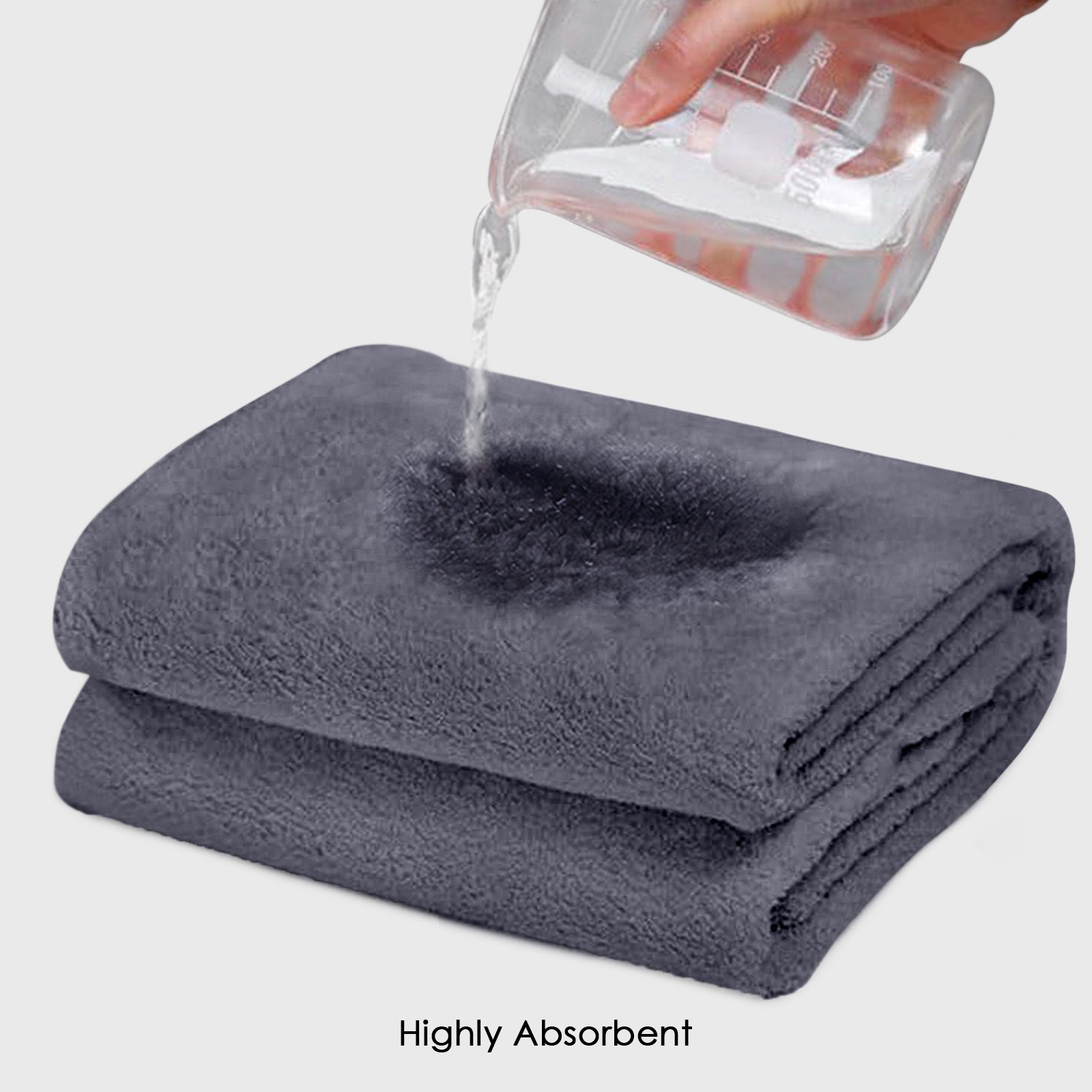 HOUSSE Premium Microfiber Bath Towel - Extra Large 75x150cm Quick Dry Towels for Women Men & Kids | Super Soft Plush 450 GSM | Ultra Absorbent for Home Swimming Sports & Travel
