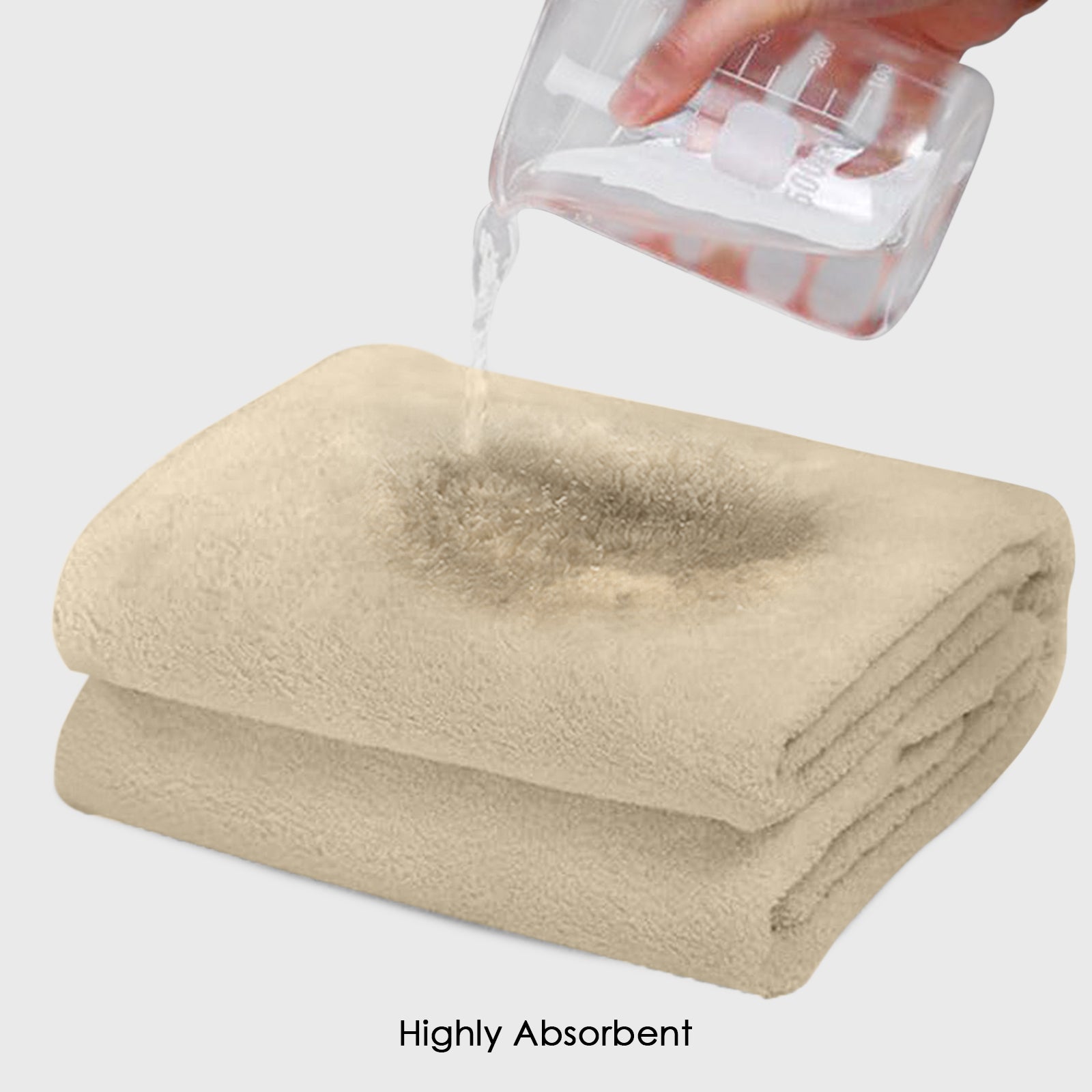 HOUSSE Premium Microfiber Bath Towel - Extra Large 60x120cm Quick Dry Towels for Men, Women & Kids | Super Soft Plush 550 GSM | Ultra Absorbent for Home Swimming Sports Travel