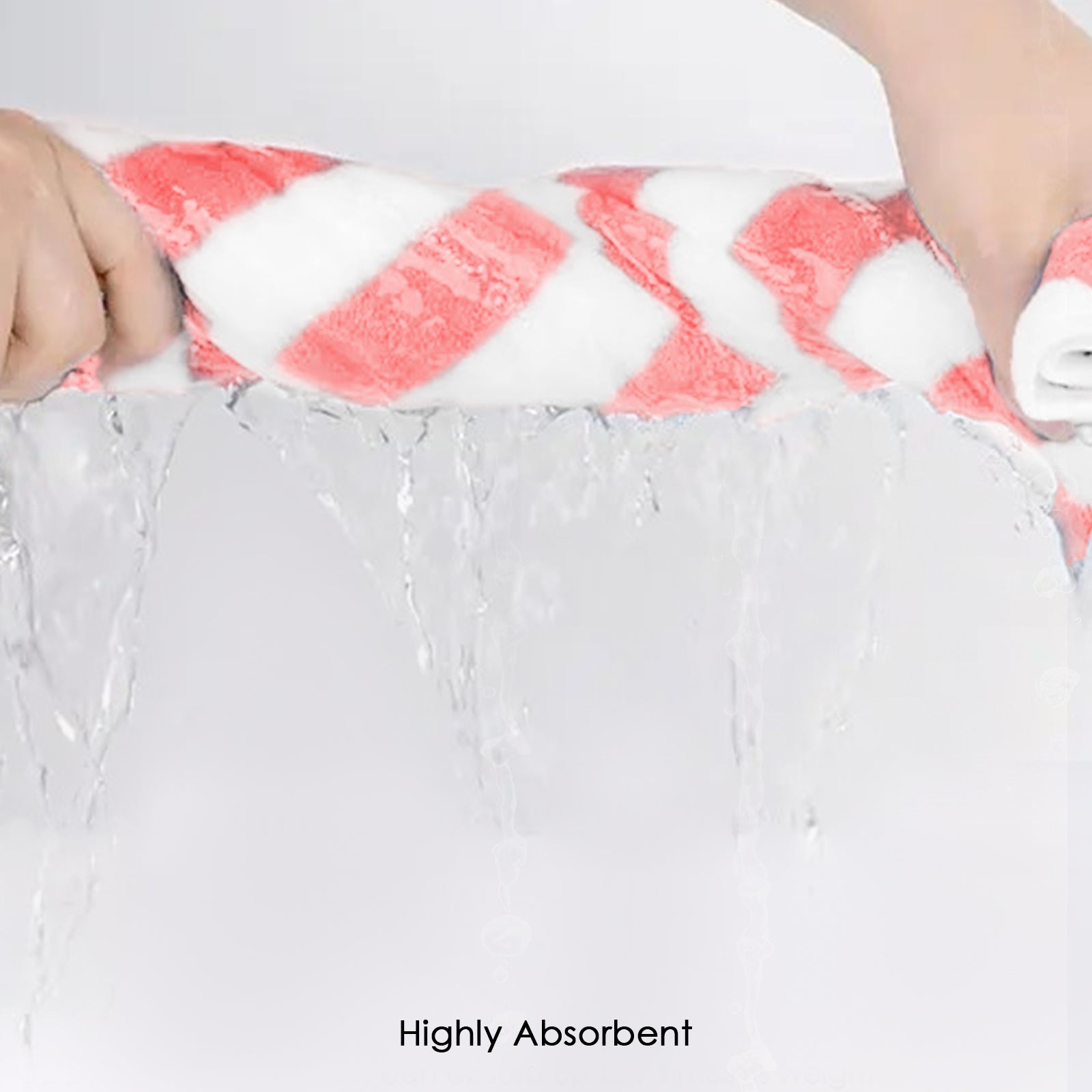 HOUSSE Microfiber Blaze Hand Towel for Women & Men | Quick Dry | Ultra Absorbent |Perfect for Bathroom |Sports | Travel | Ideal for Workout | Spa| Beach | Fitness | 360 GSM (Grey, 40x60)